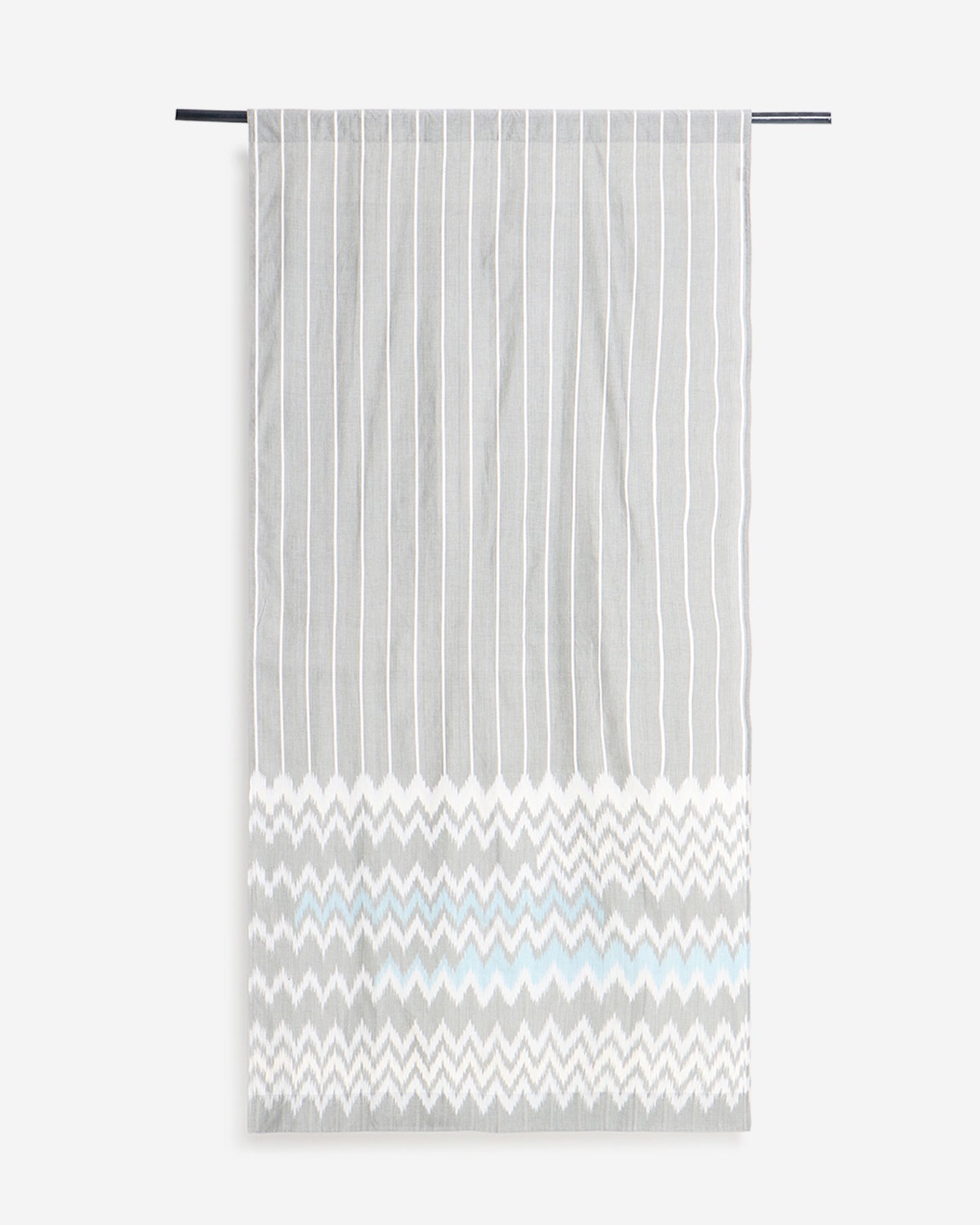 Bounce Warp Ikat Cotton Curtain