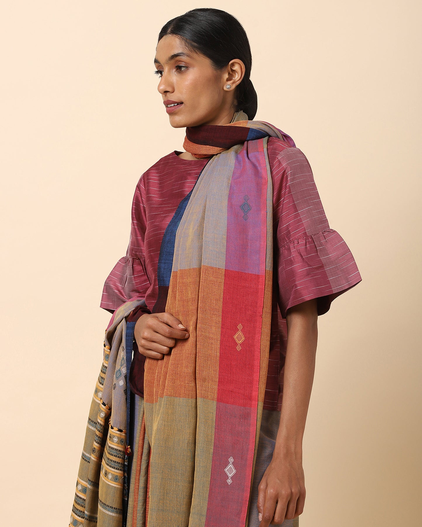Trishana Extra Weft Cotton Saree