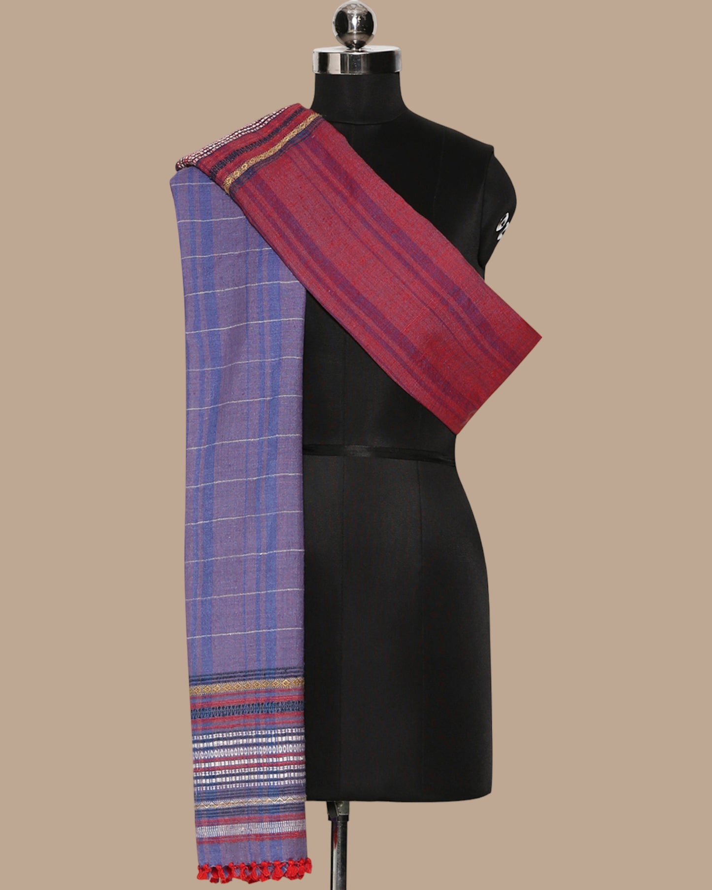 Rei Extra Weft Wool Silk Stole