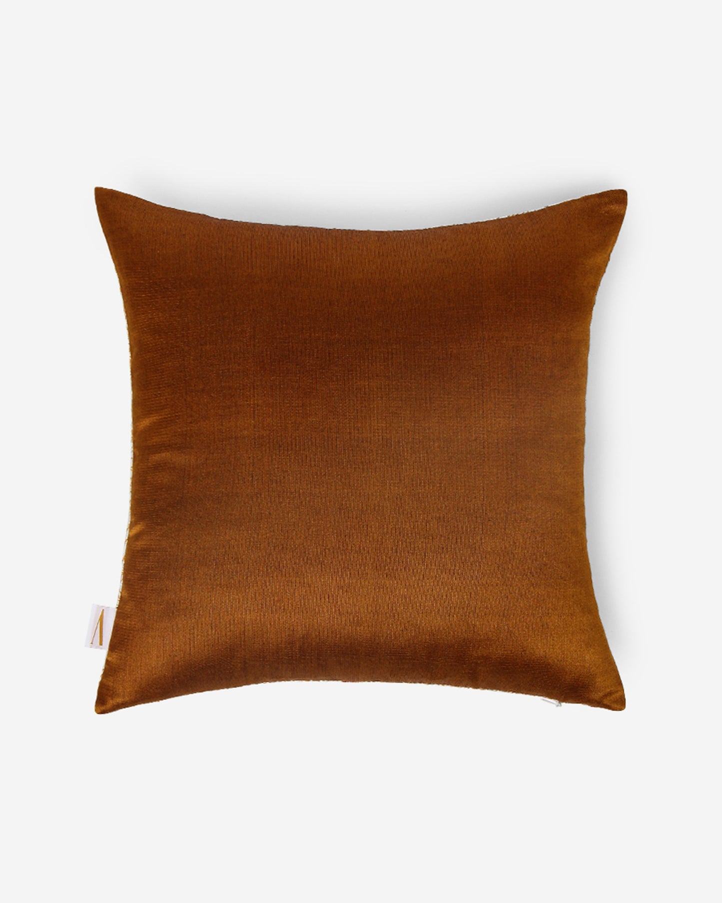 Carnation Satin Brocade Silk Cushion Cover