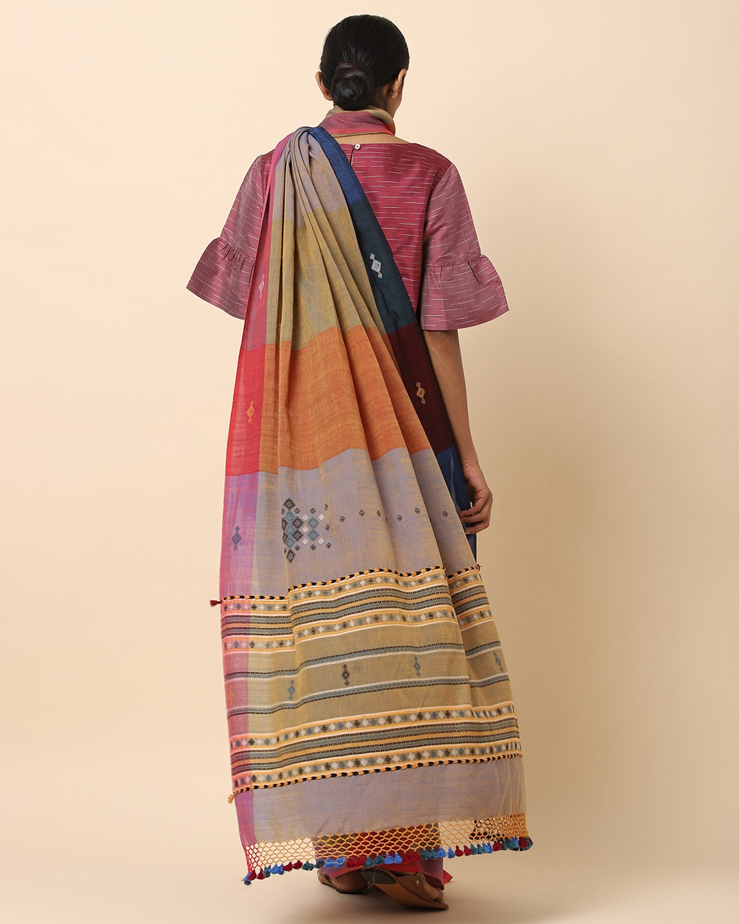 Trishana Extra Weft Cotton Saree