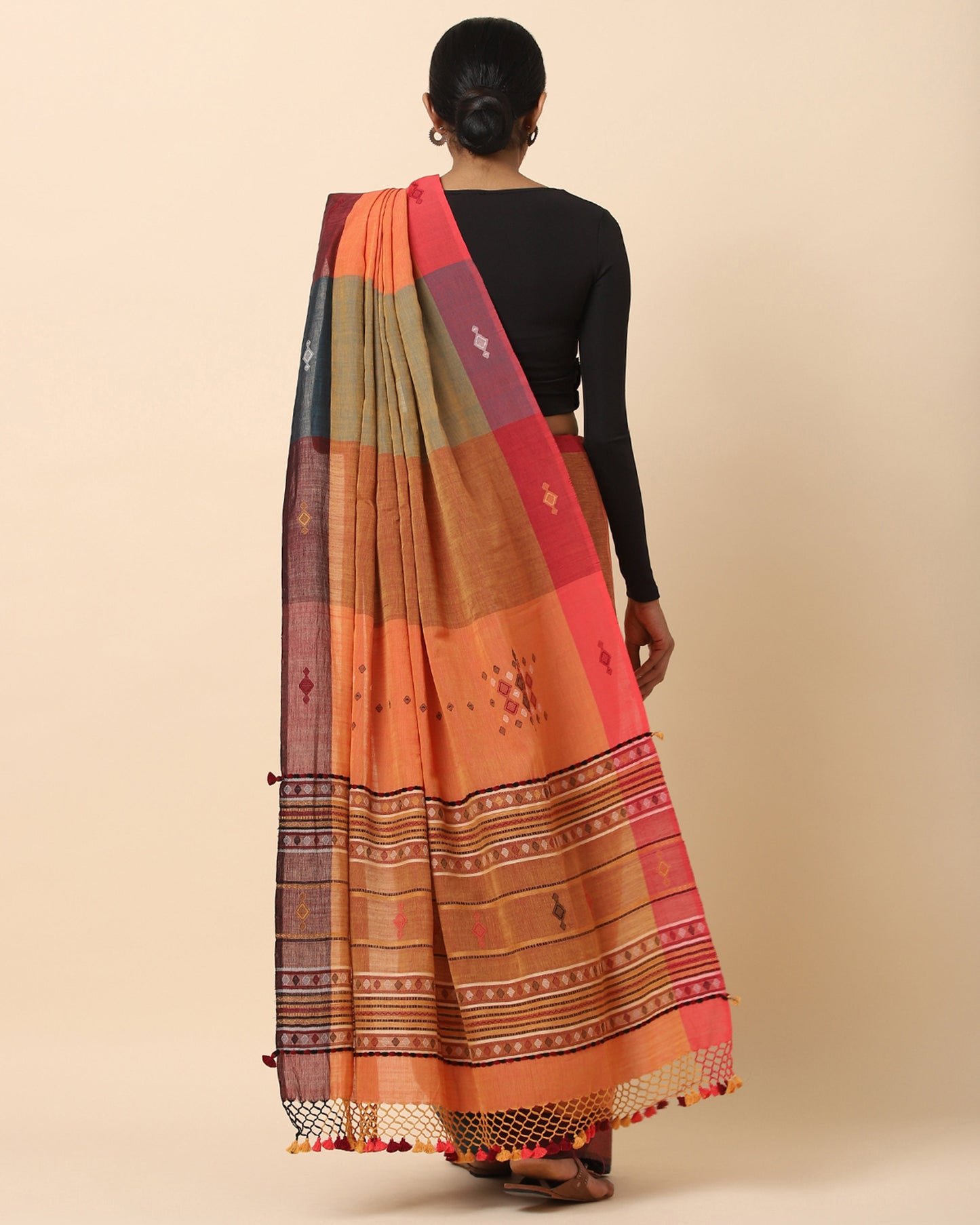 Trishana Extra Weft Cotton Saree