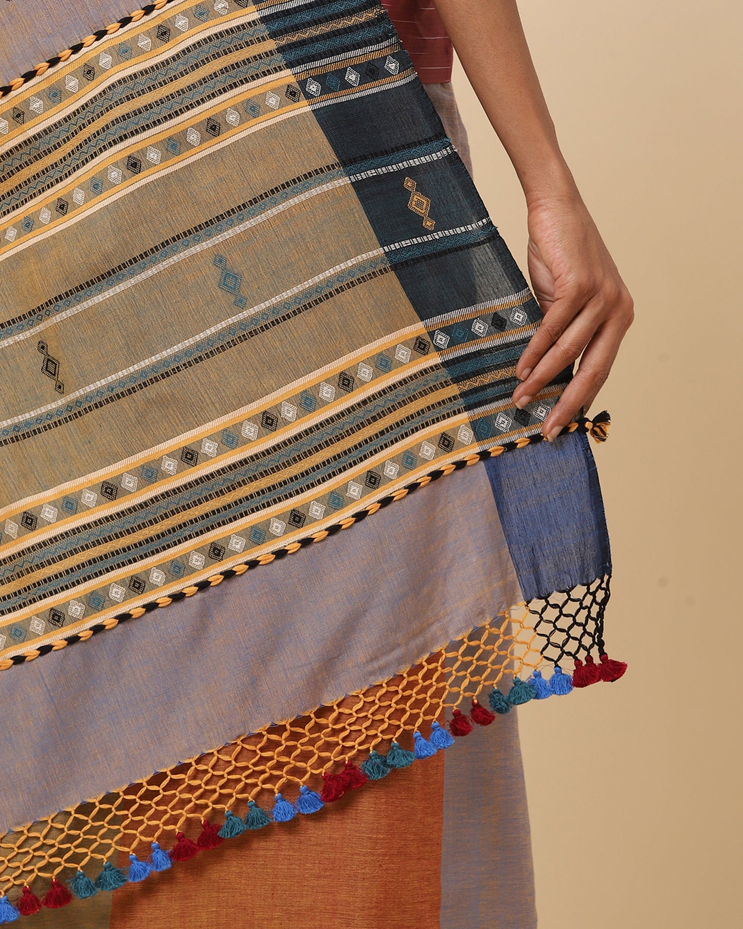Trishana Extra Weft Cotton Saree