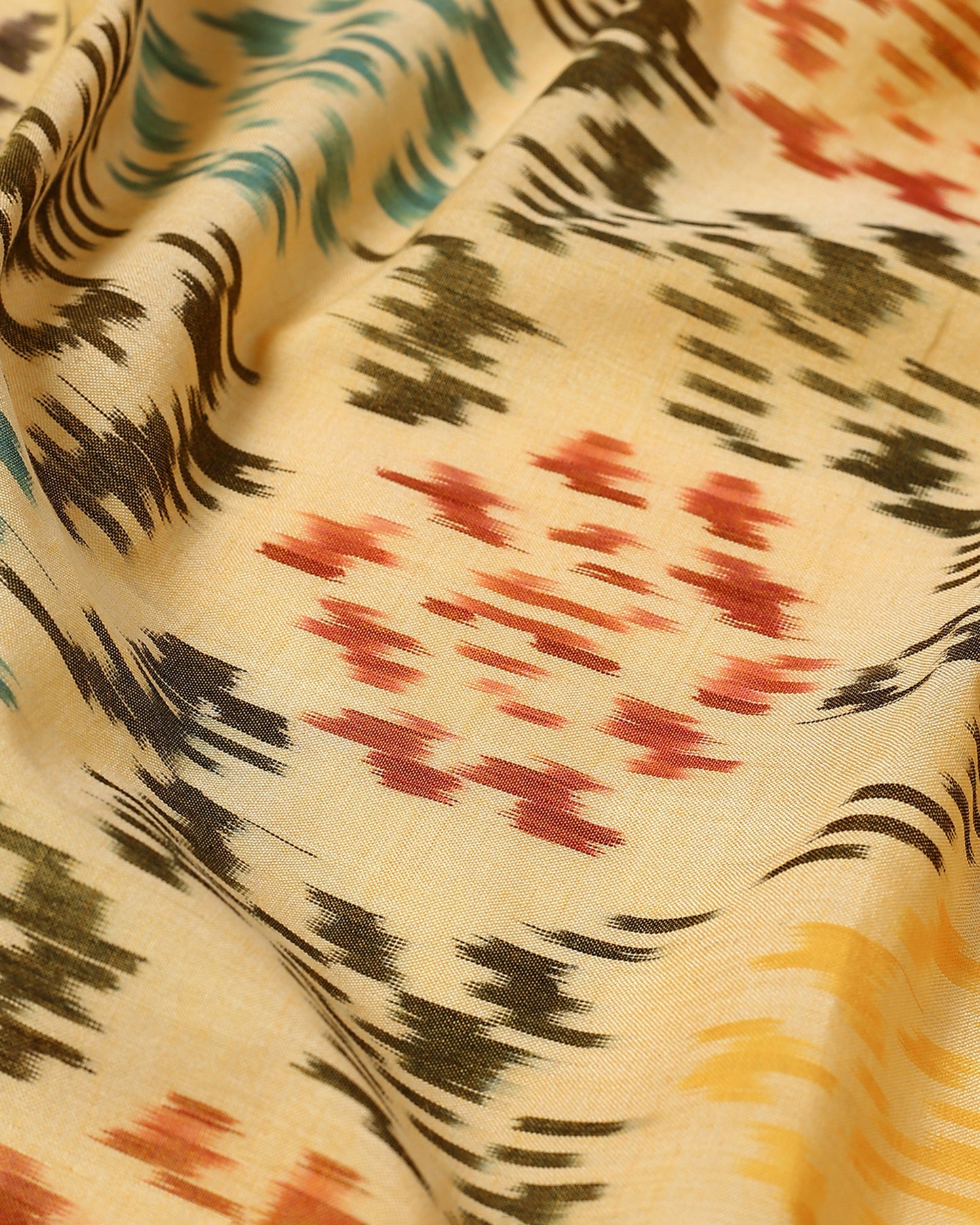Aashi Warp Ikat Cotton Saree