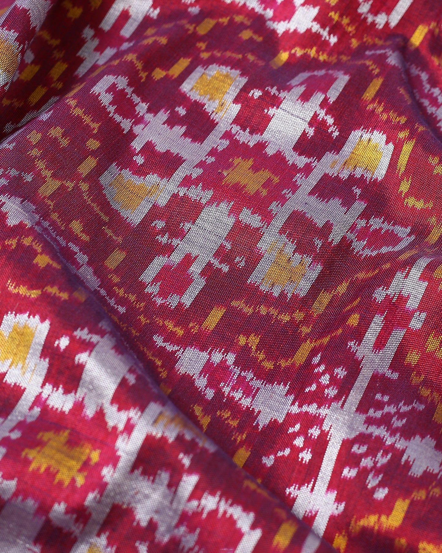 Ahilya Weft Ikat Cotton Silk Saree