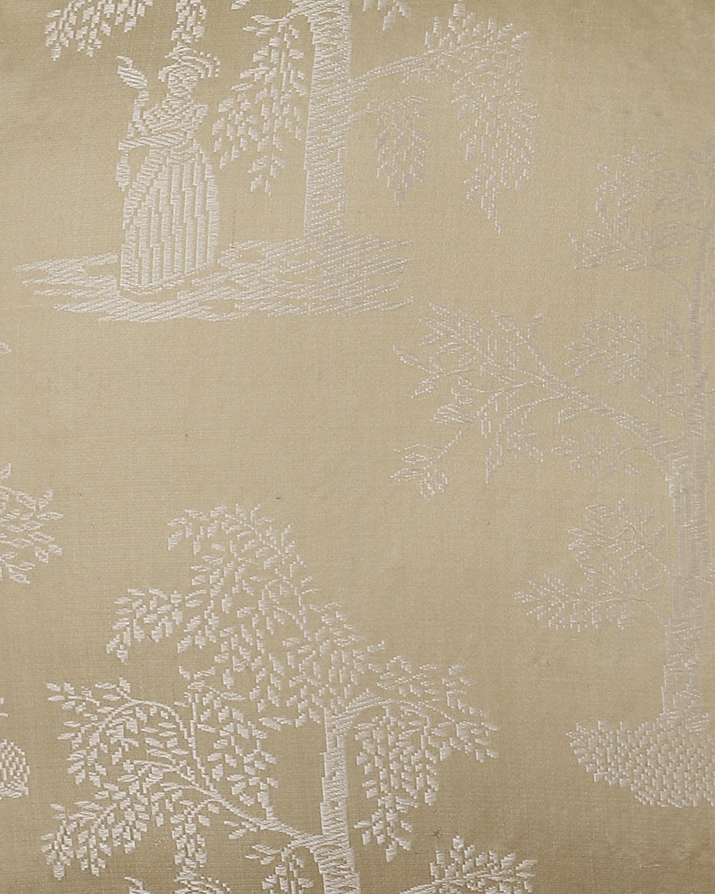 Fleur Tanchoi Silk Cushion Cover