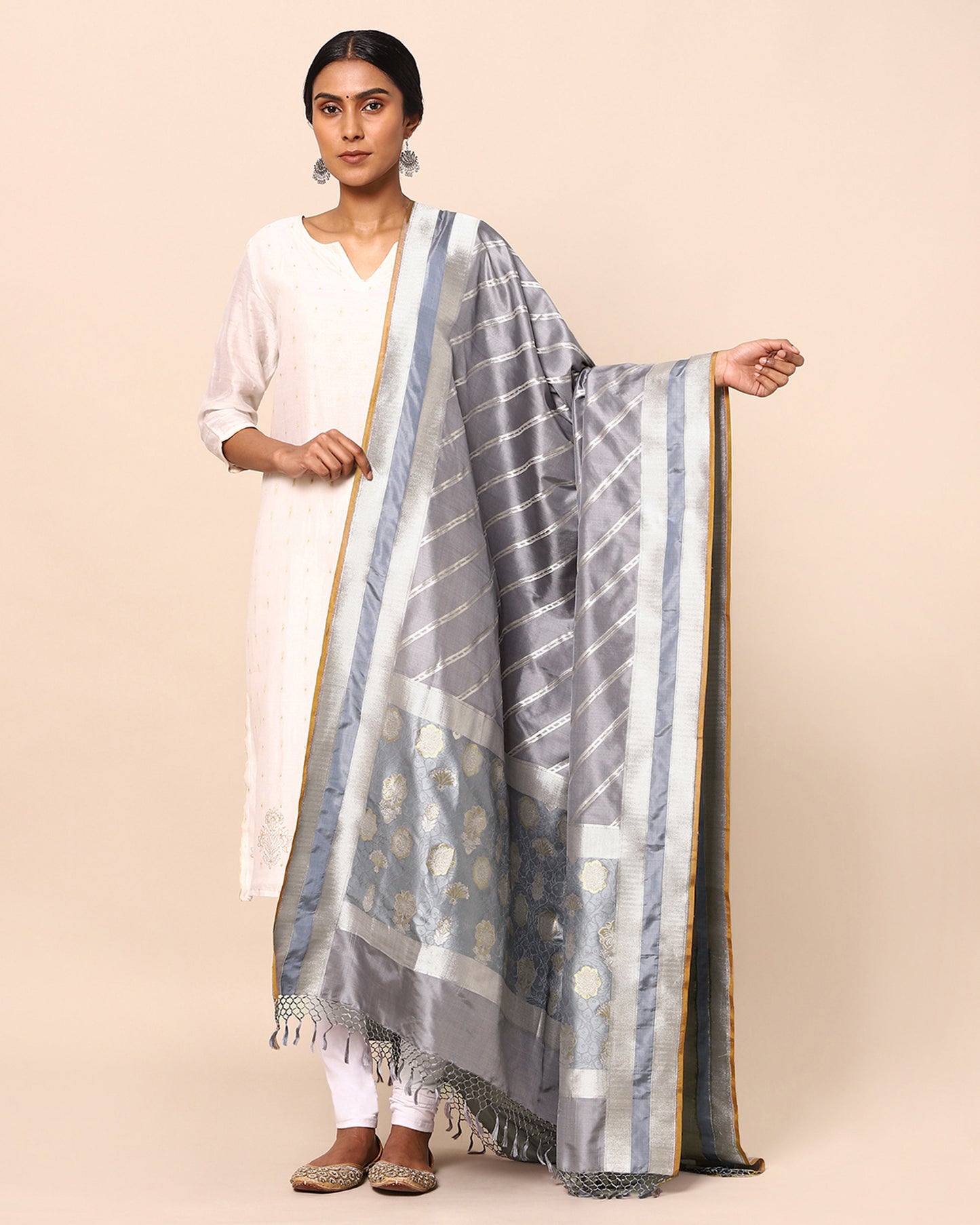 Tarak Powdi Silk Dupatta
