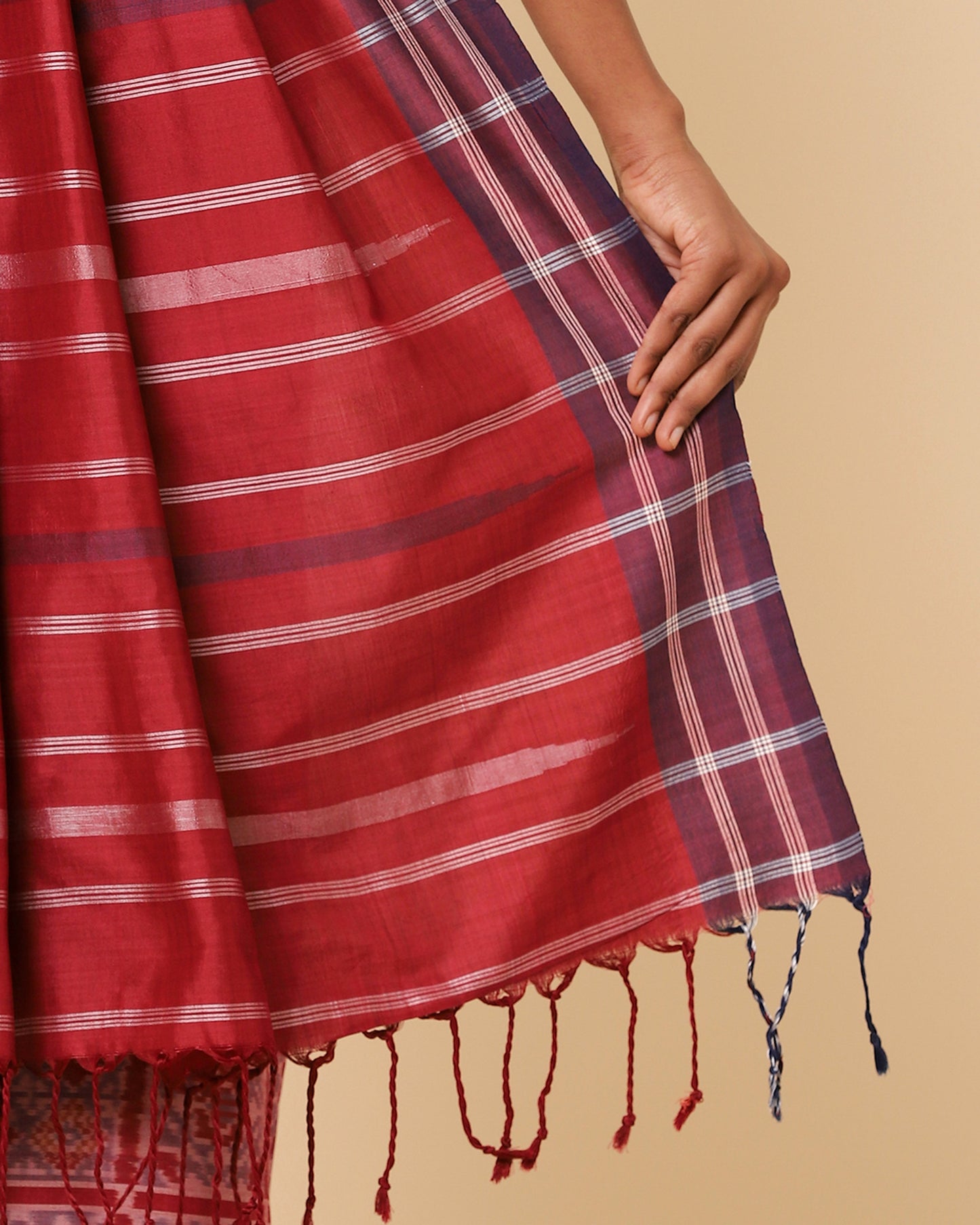 Yamini Warp Ikat Silk Saree