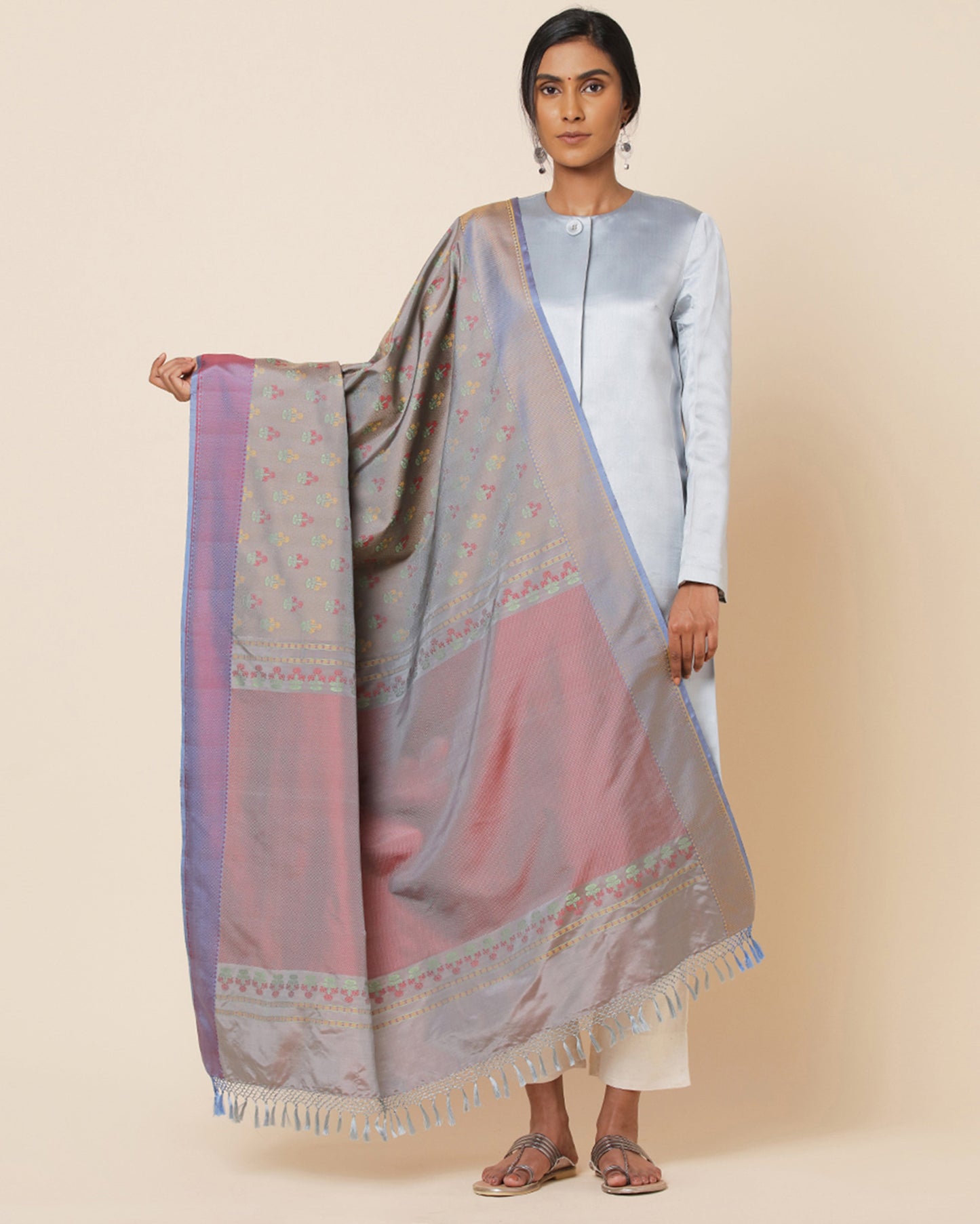 Aqsa Powdi Silk Dupatta
