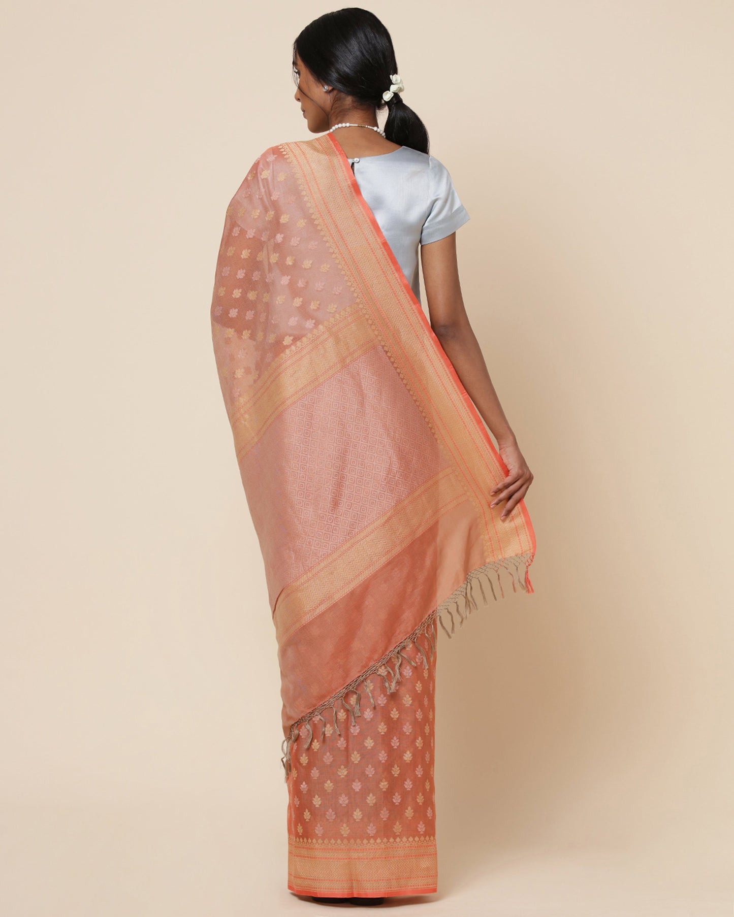 Chinmaya Kadwa Silk Cotton Saree
