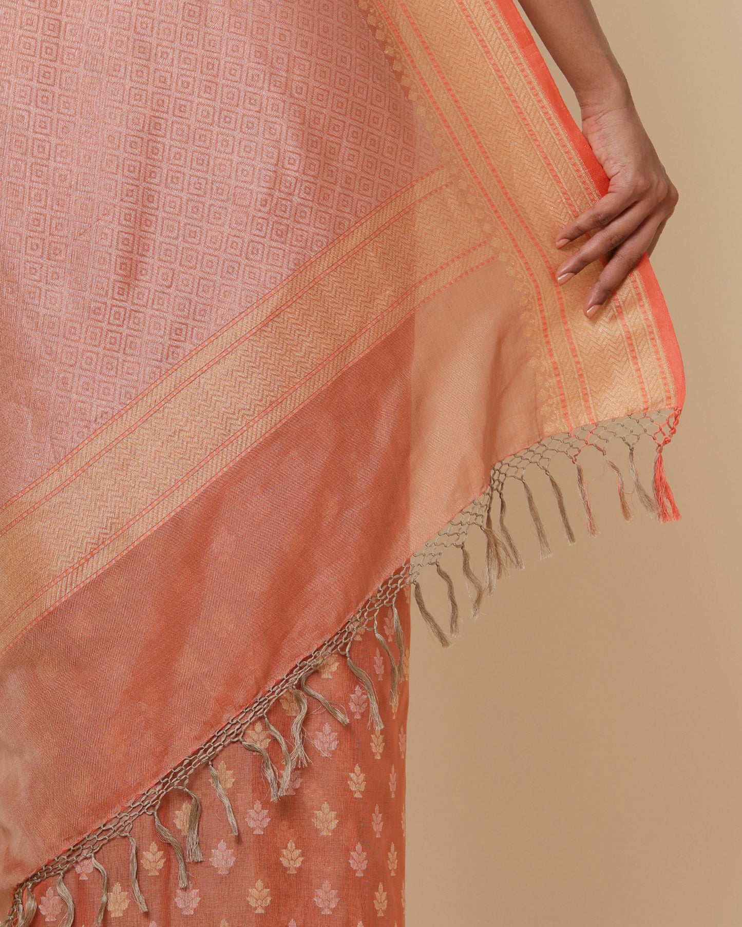 Chinmaya Kadwa Silk Cotton Saree