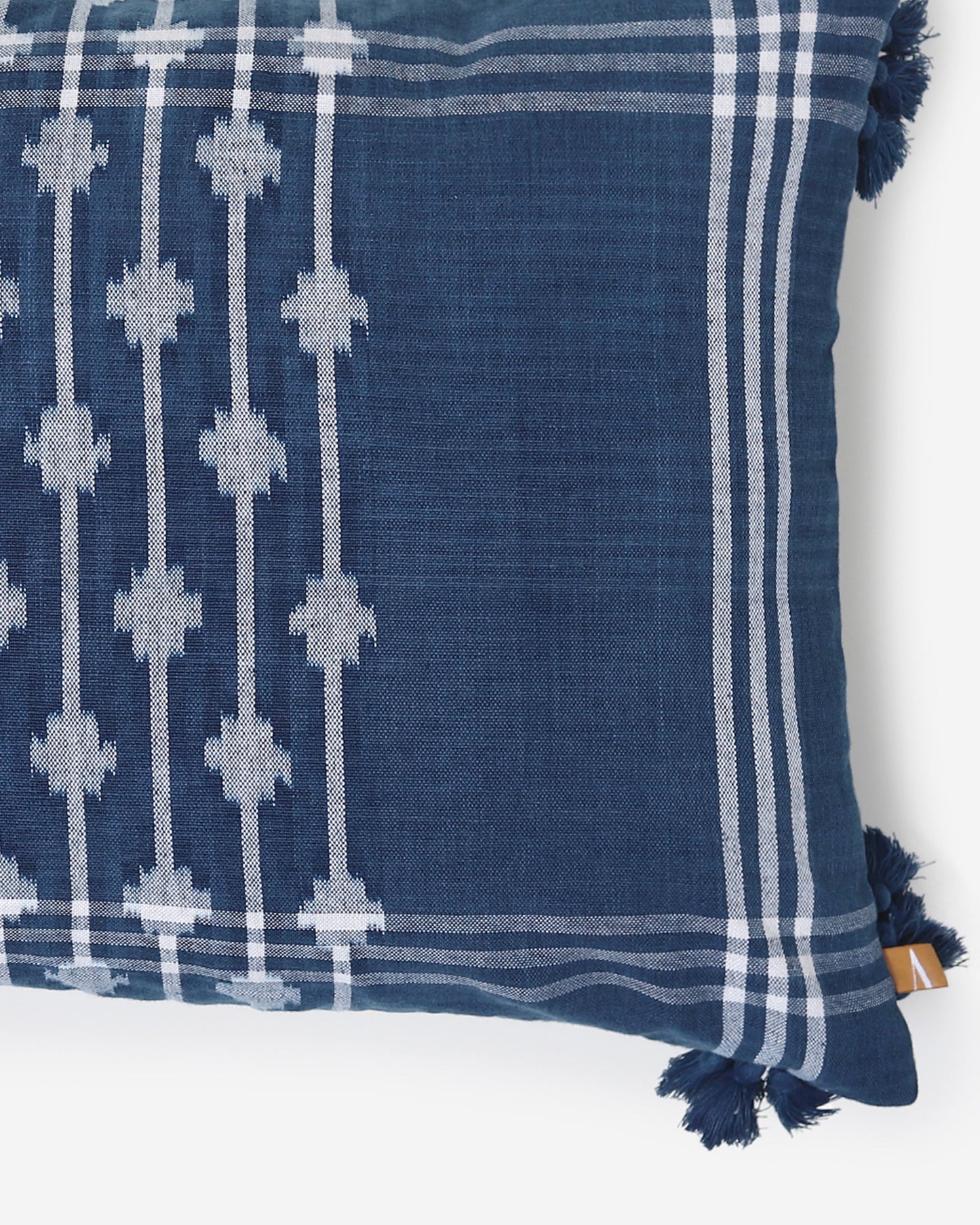 Ojas Warp Ikat Cotton Cushion Cover