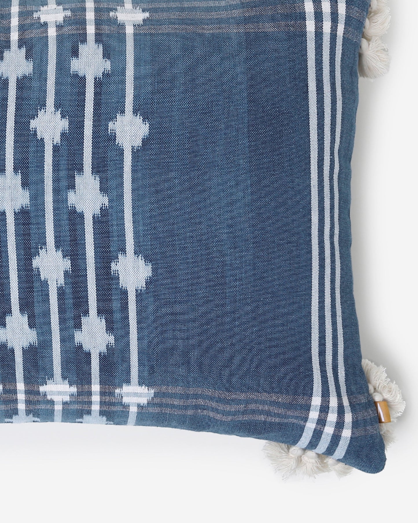 Ojas Warp Ikat Cotton Cushion Cover