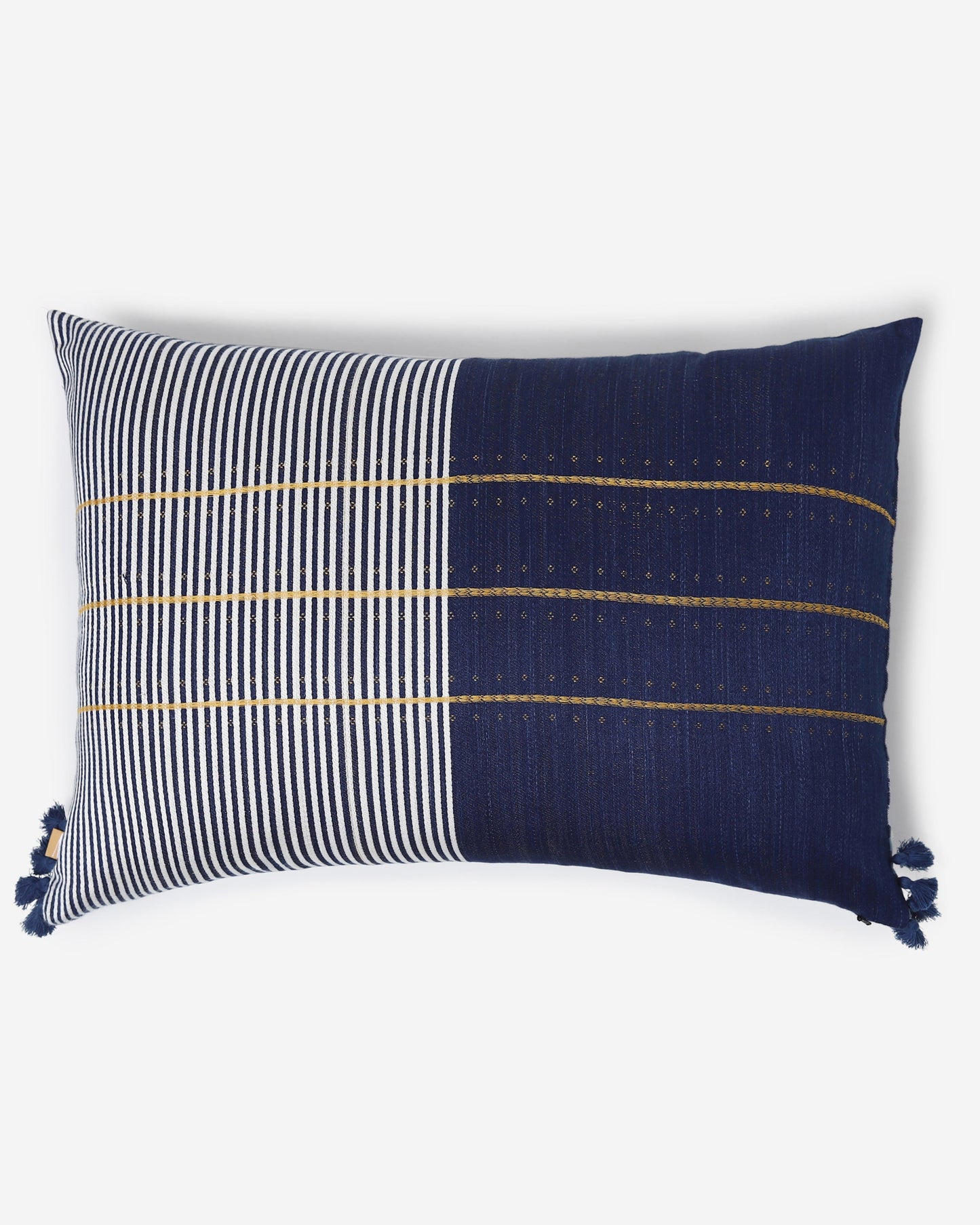 Drishya Weft Ikat Cotton Cushion Cover