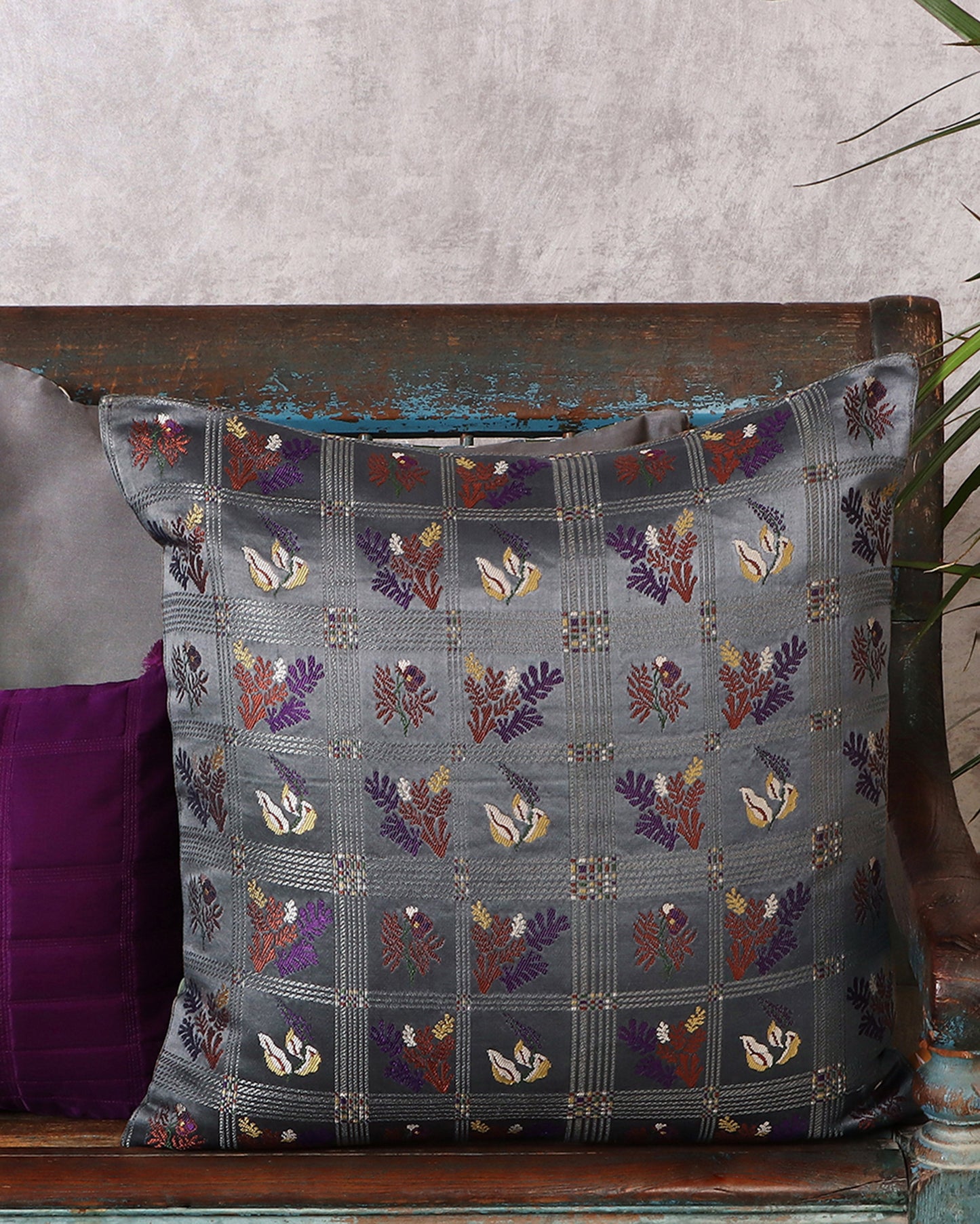 Utpala Gyasar Silk Cushion Cover