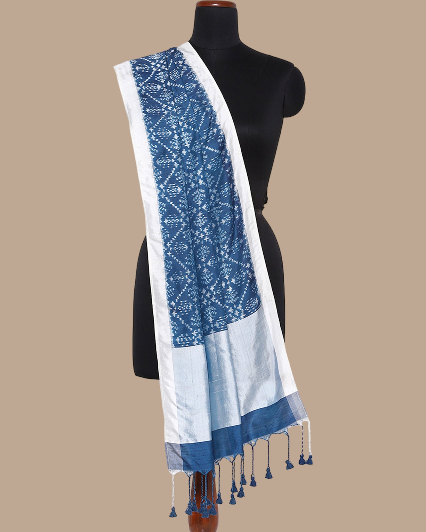 Sango Weft Ikat Silk Stole