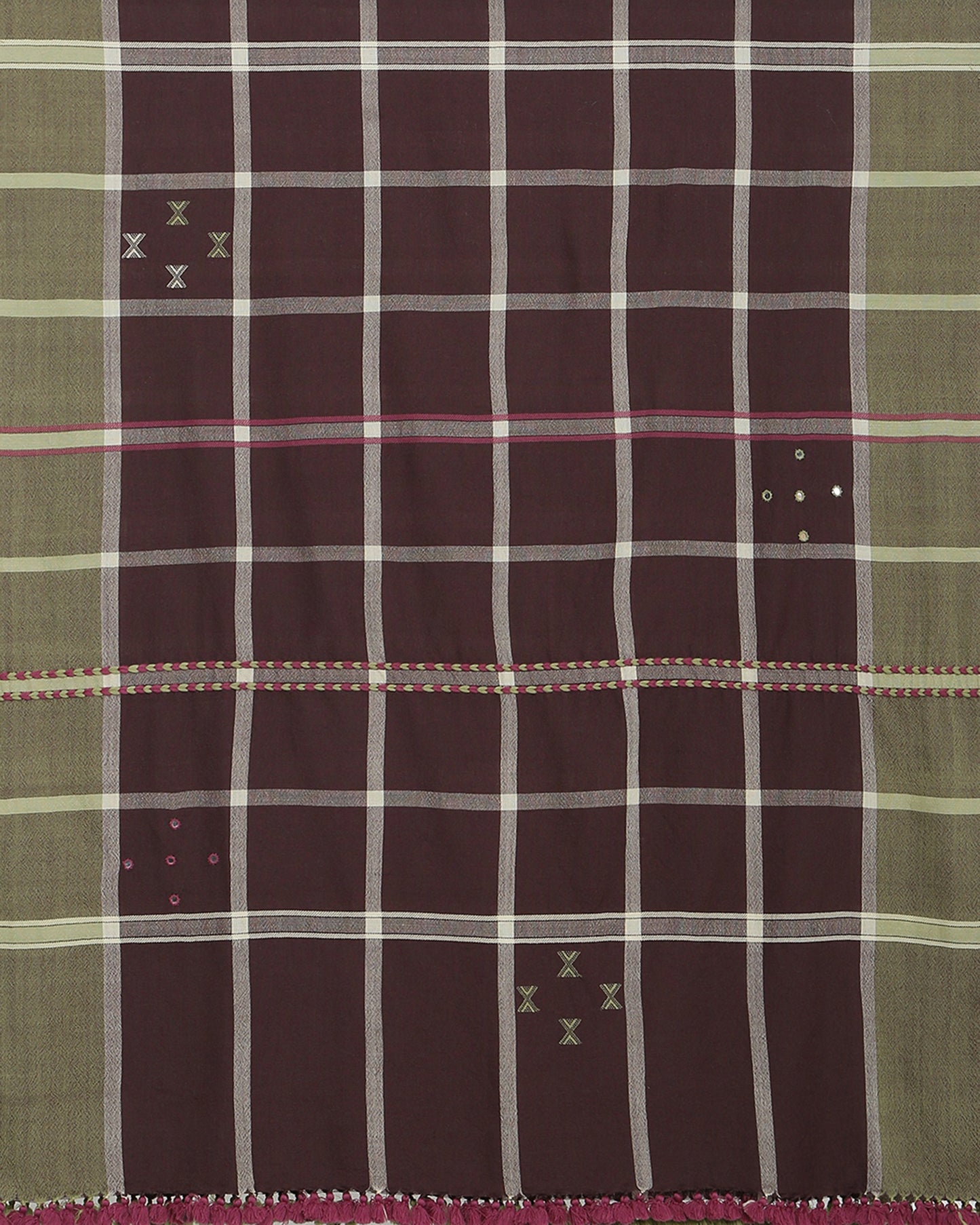 Alaya Extra Weft Woolen Shawl