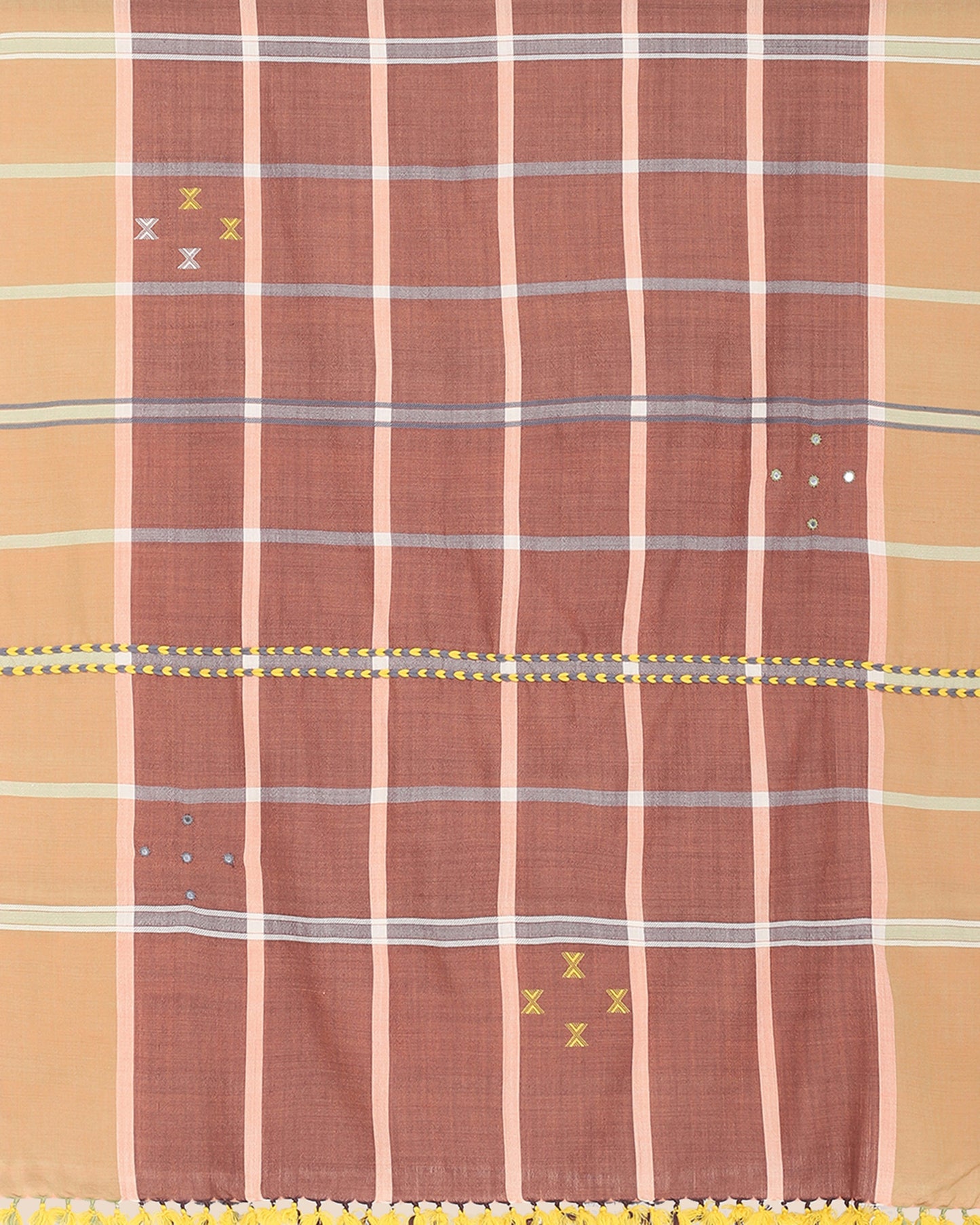 Alaya Extra Weft Woolen Shawl