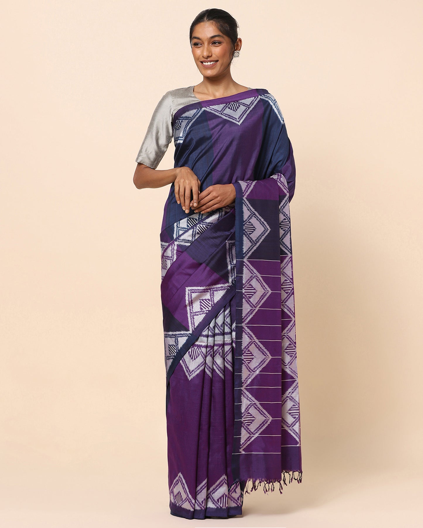 Toran Weft Ikat Silk Saree