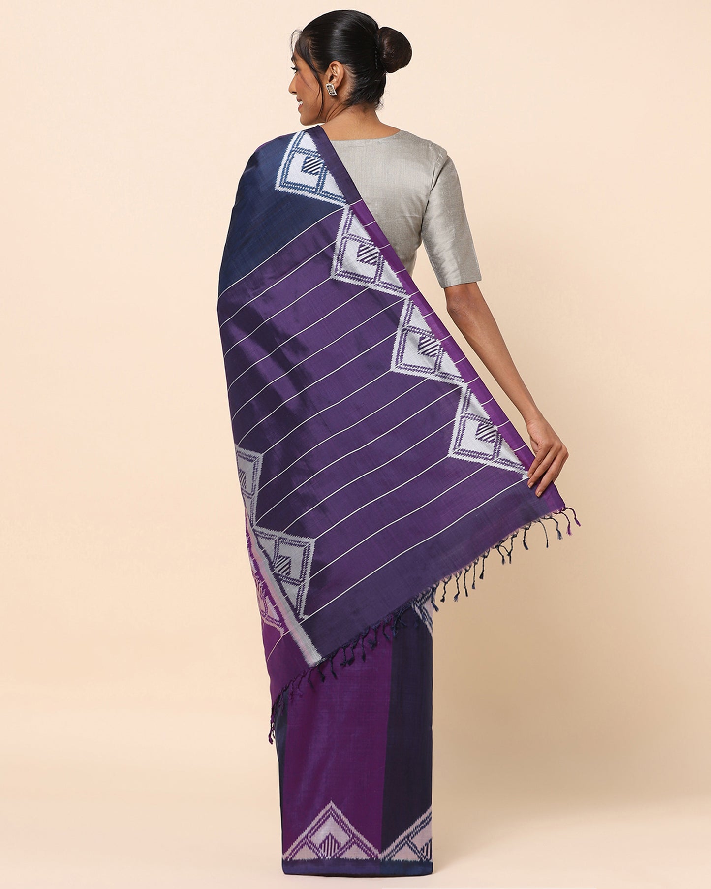 Toran Weft Ikat Silk Saree