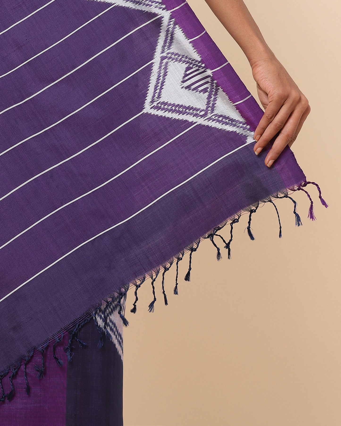 Toran Weft Ikat Silk Saree
