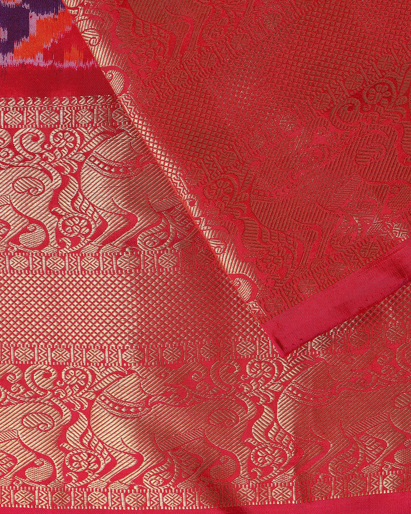 Aheli Weft Ikat Silk Saree