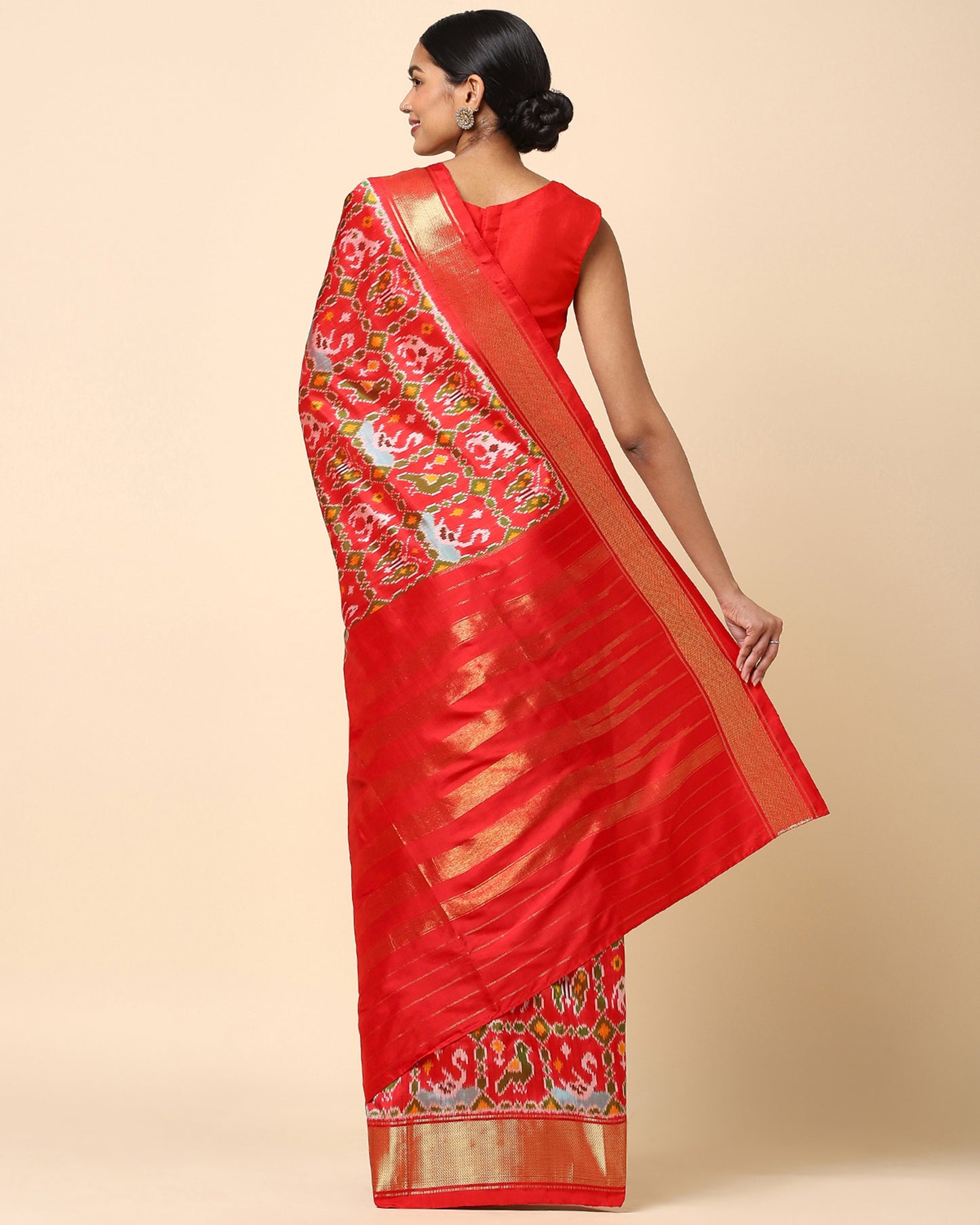 Samhita Weft Ikat and Jacquard Silk Saree