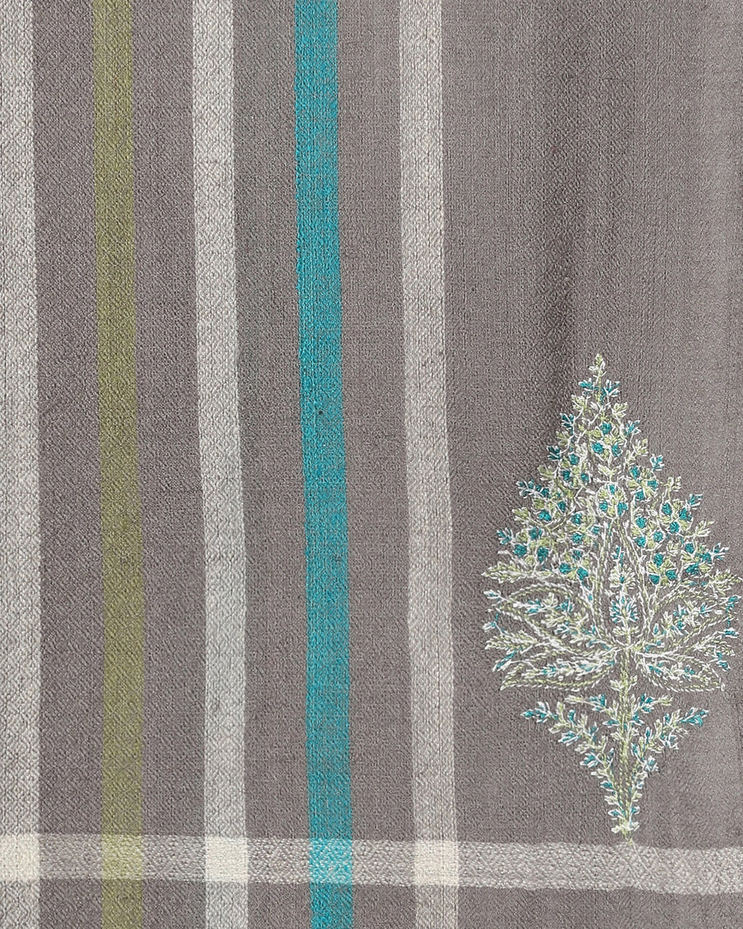 Zinat Sozni Embroidery Pashmina Shawl