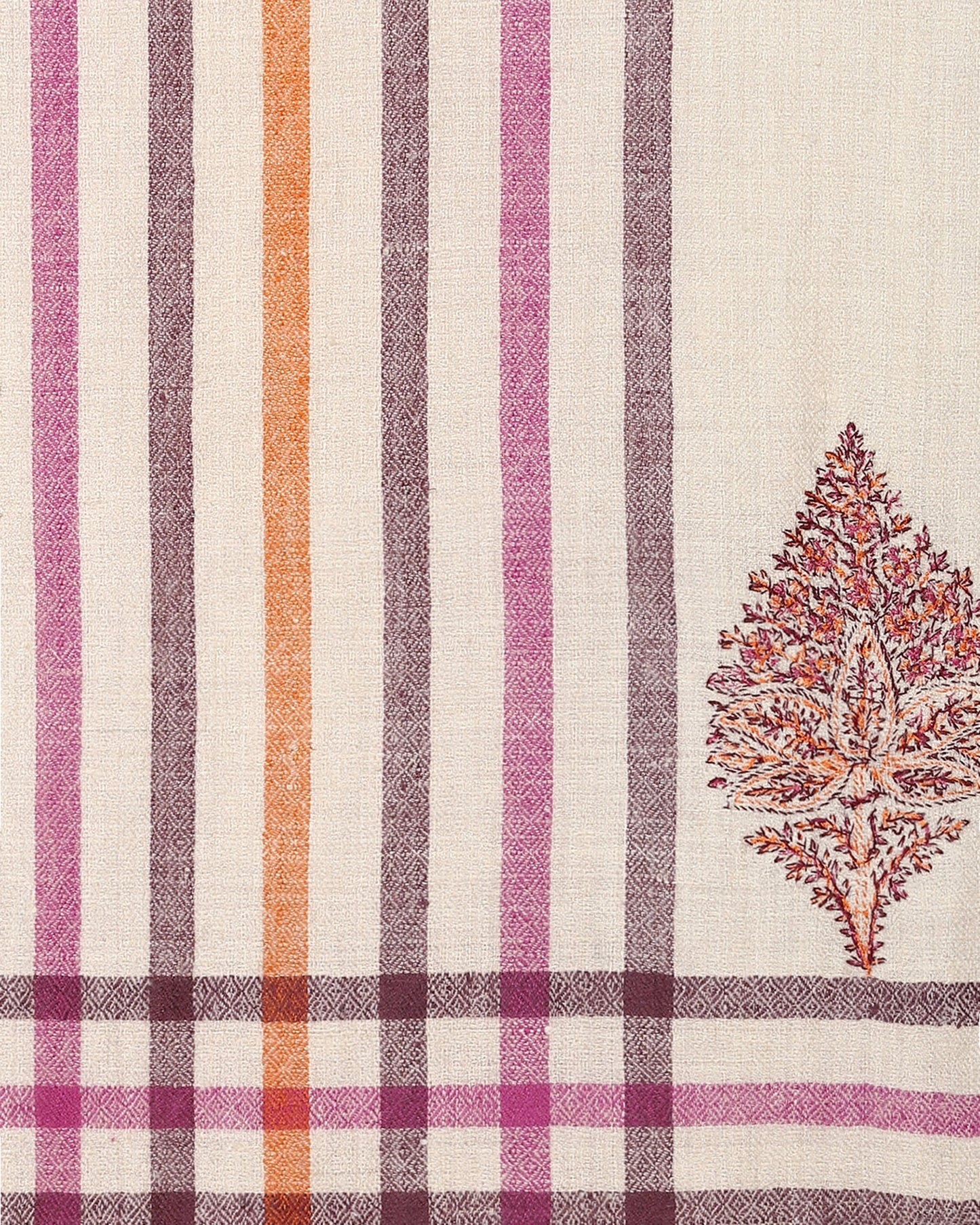 Zinat Sozni Embroidery Pashmina Shawl