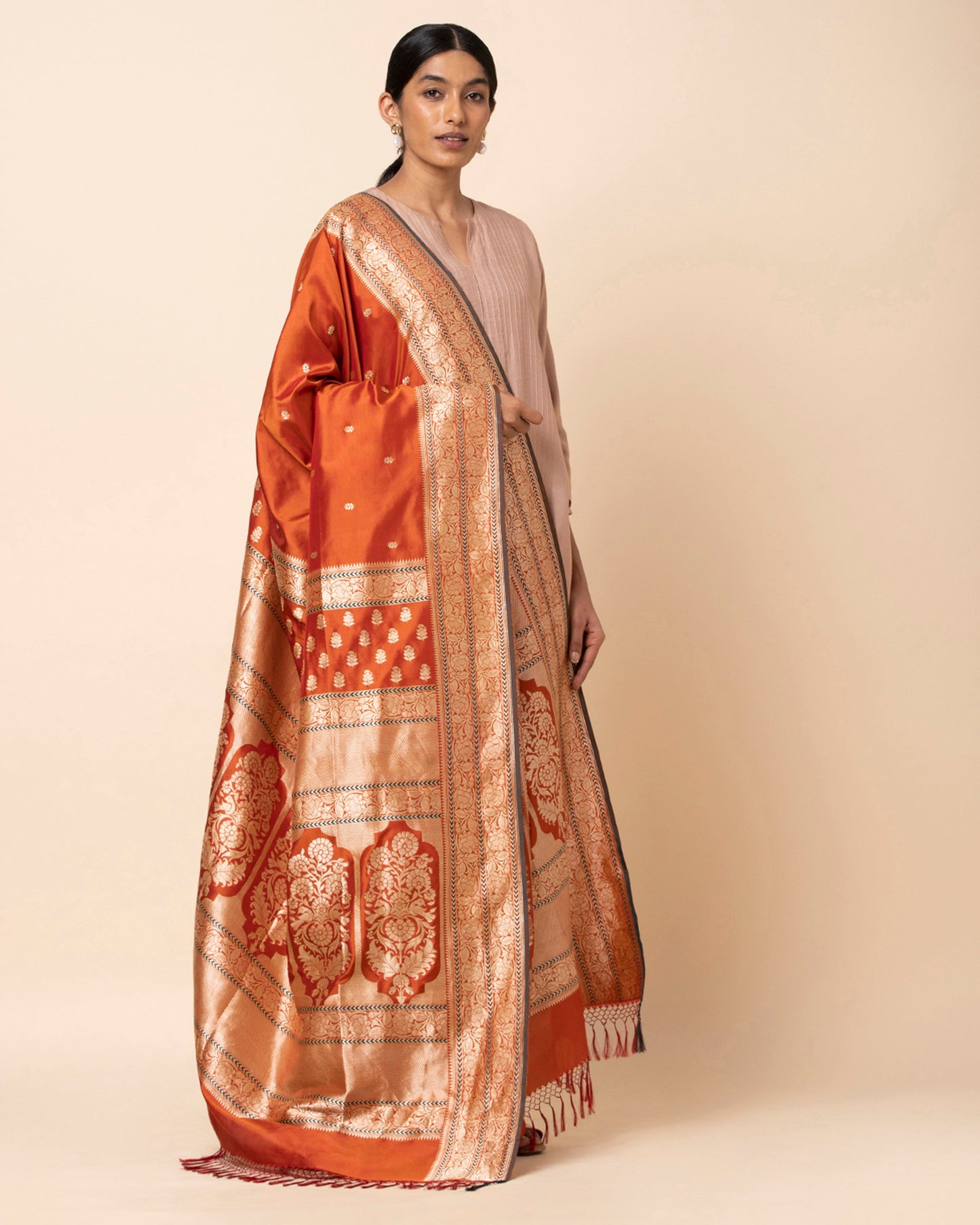Bagh Kadwa Silk Dupatta