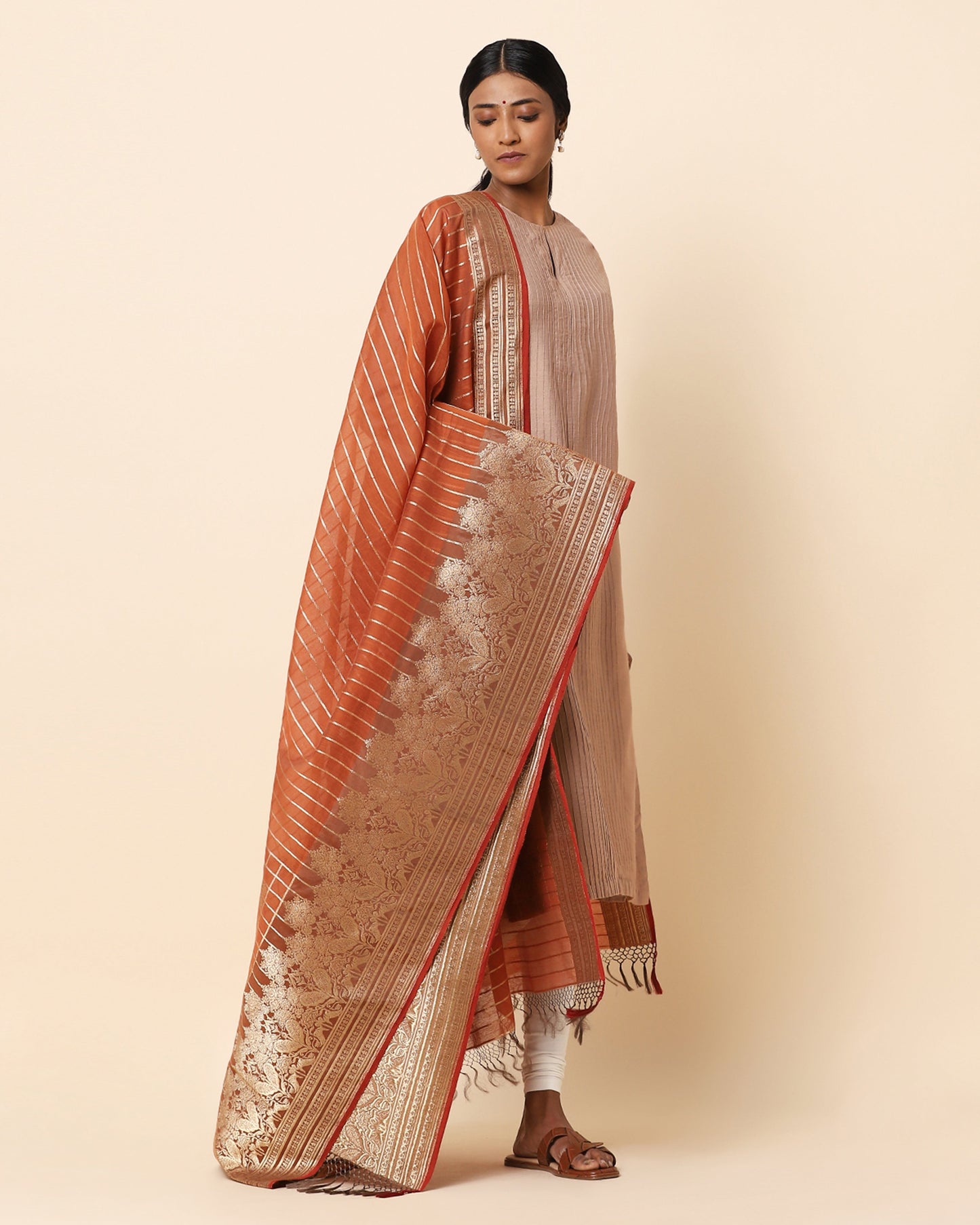 Tarang Kadwa Silk Cotton Dupatta