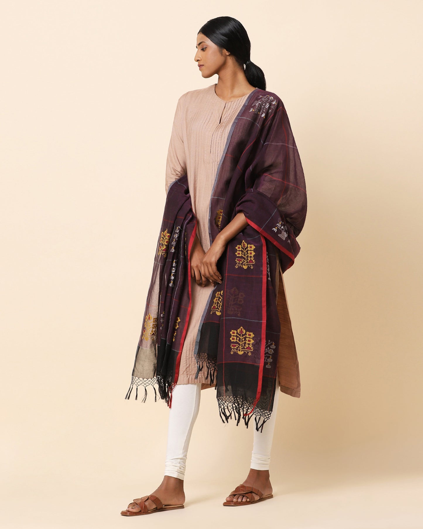 Sujala Jamdani Cotton Dupatta