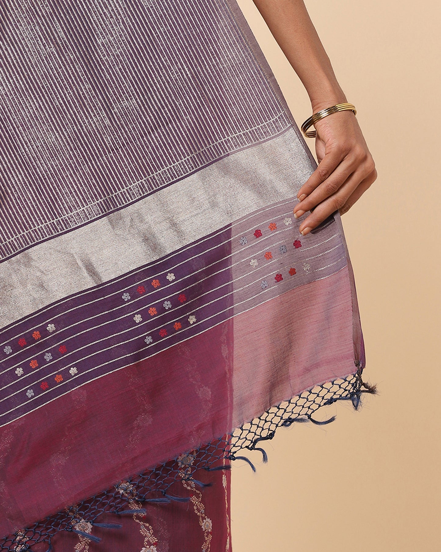 Varsha Kadwa Silk Cotton Saree
