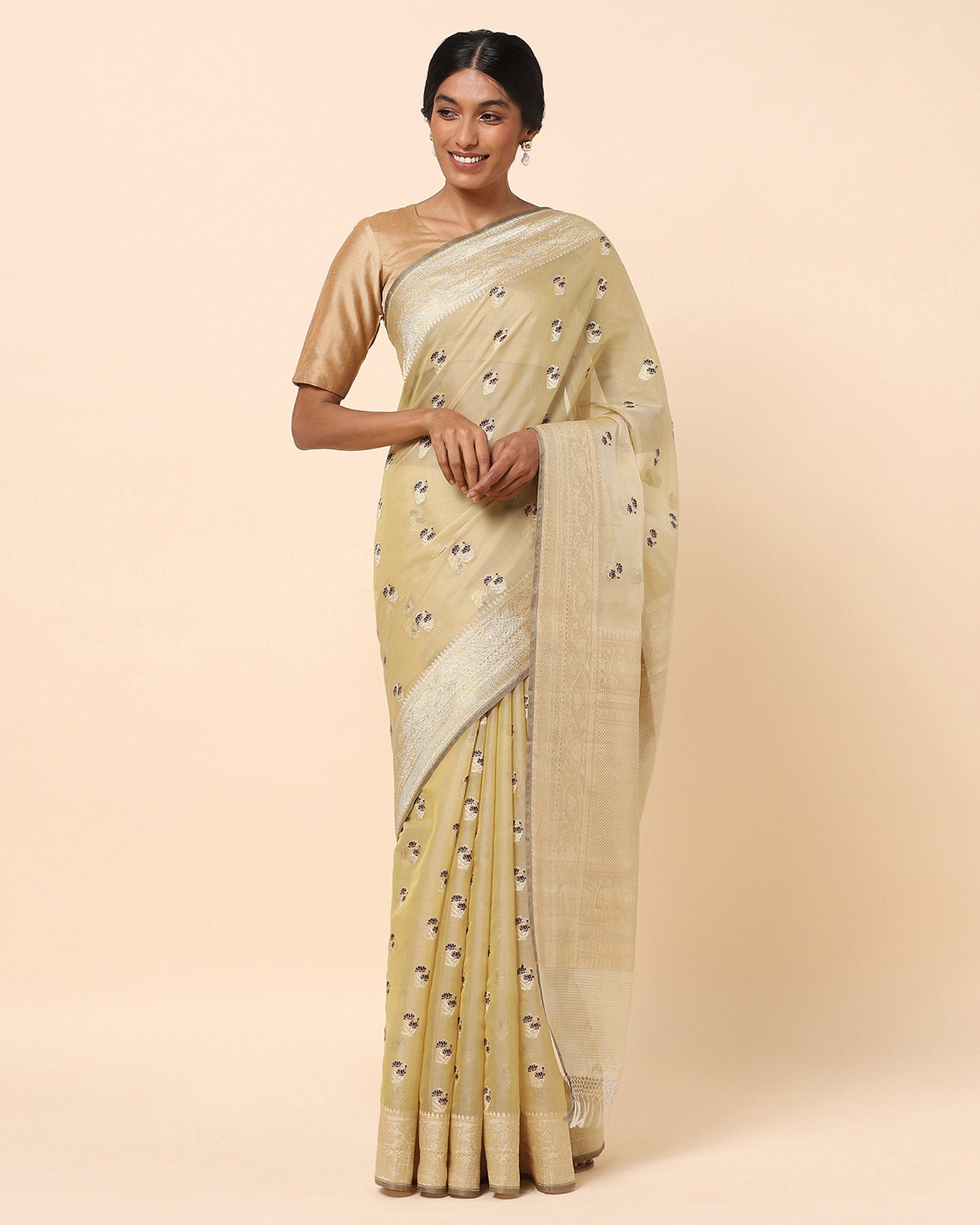 Swati Kadwa Silk Cotton Saree