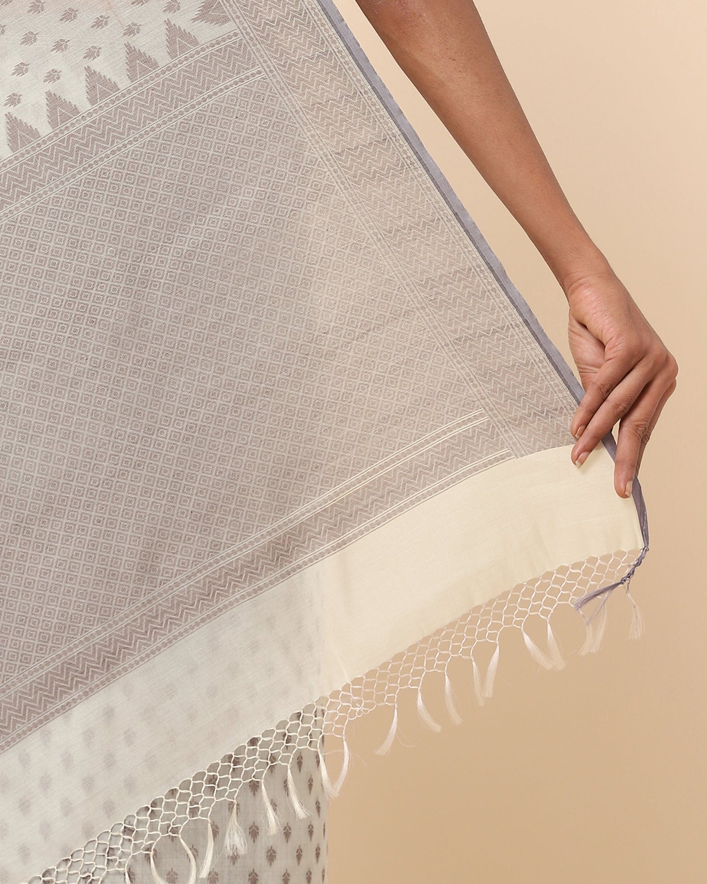 Tara Cutwork Silk Cotton Saree