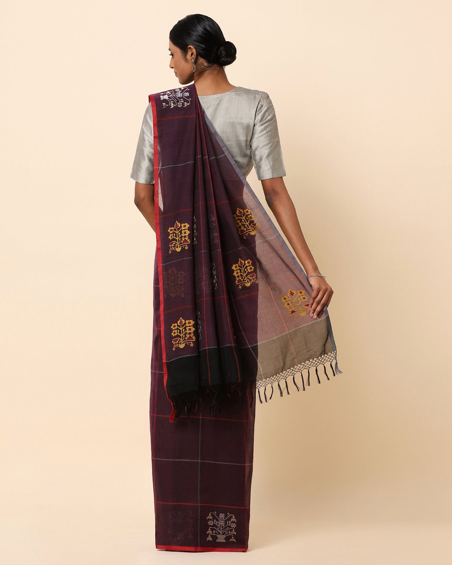 Sujala Jamdani Cotton Saree