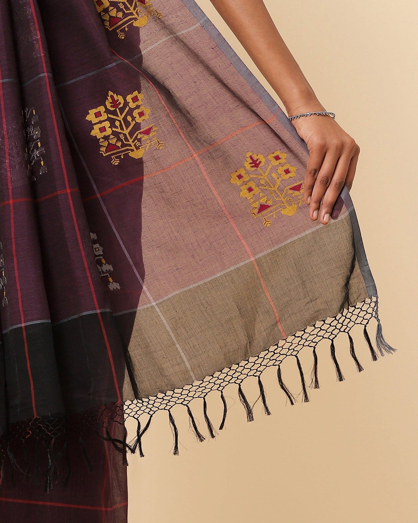 Sujala Jamdani Cotton Saree