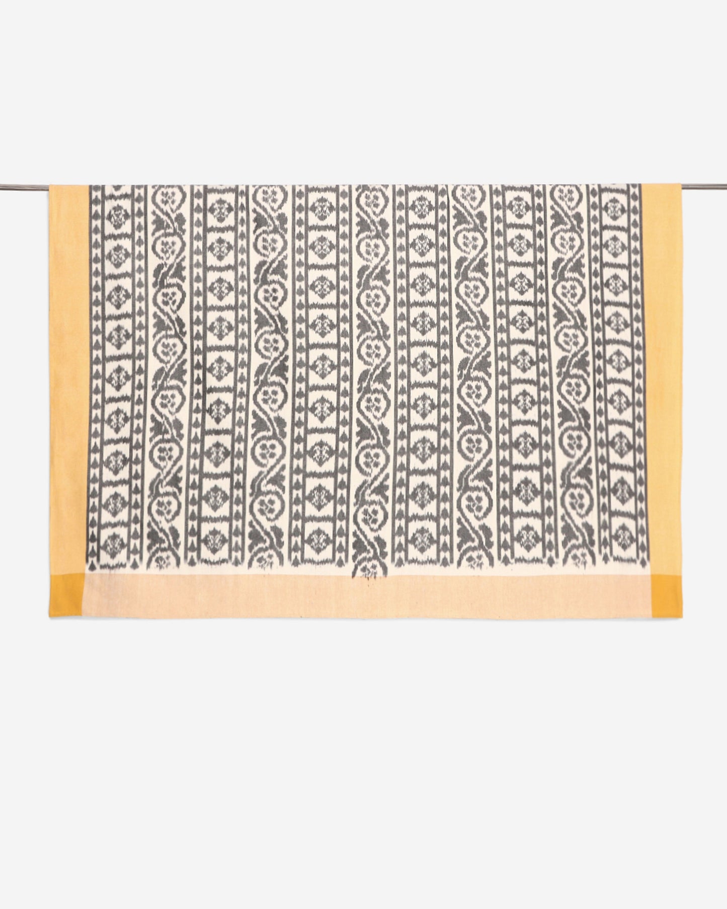 Sana Warp Ikat Cotton Bed Cover