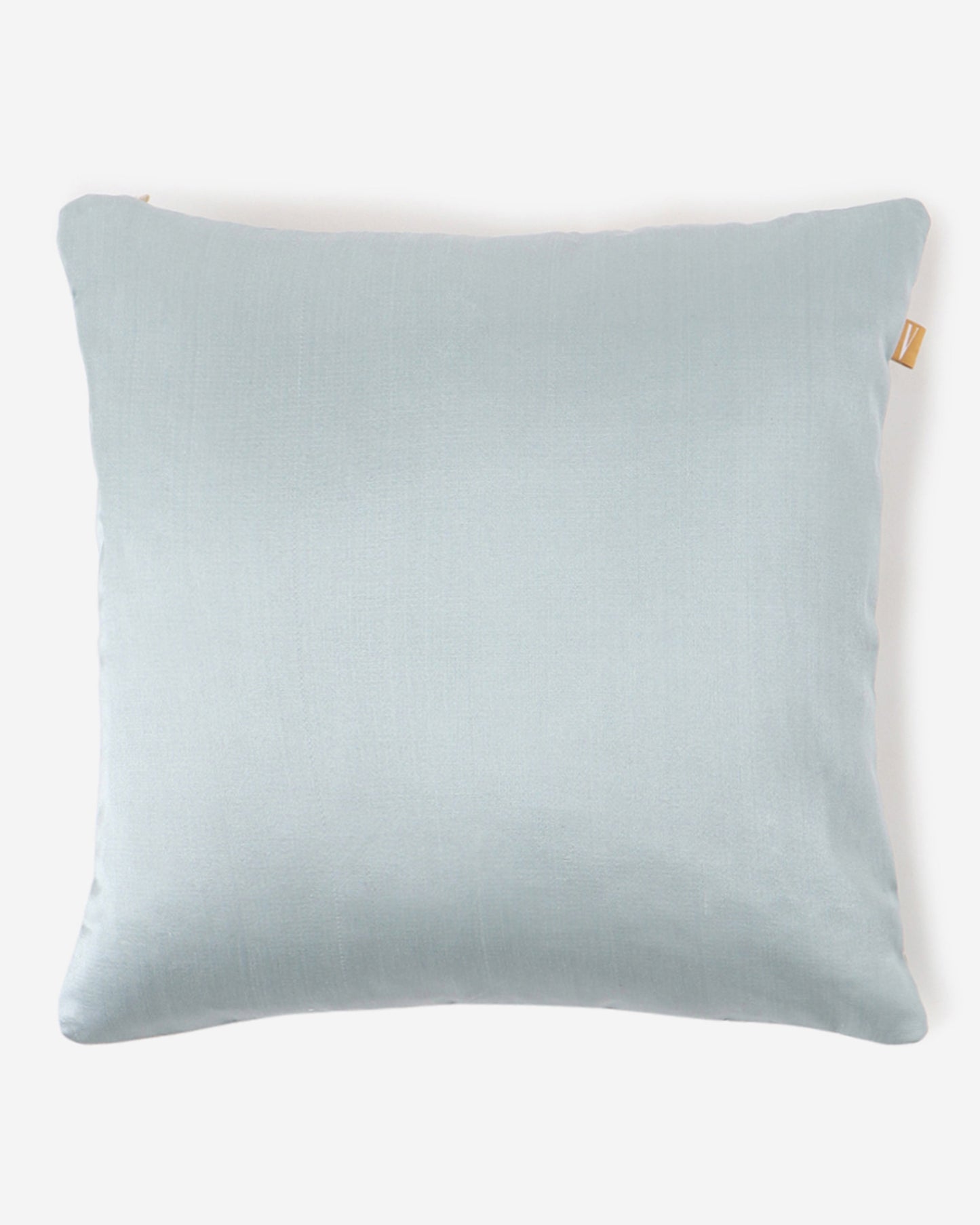 Floral Basket Satin Brocade Silk Cushion Cover