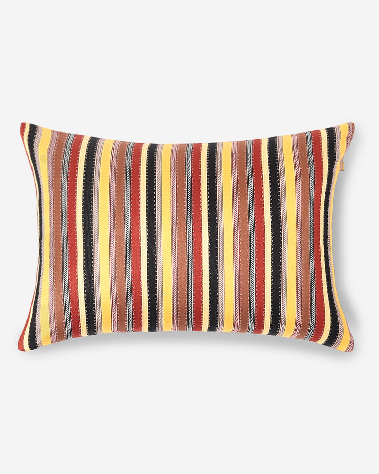 Amartya Weft Ikat Cotton Silk Cushion Cover
