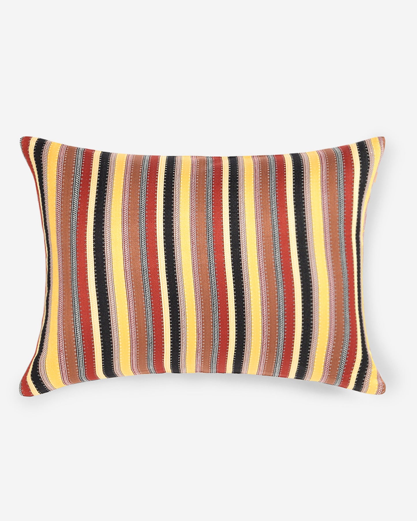 Amartya Weft Ikat Cotton Silk Cushion Cover