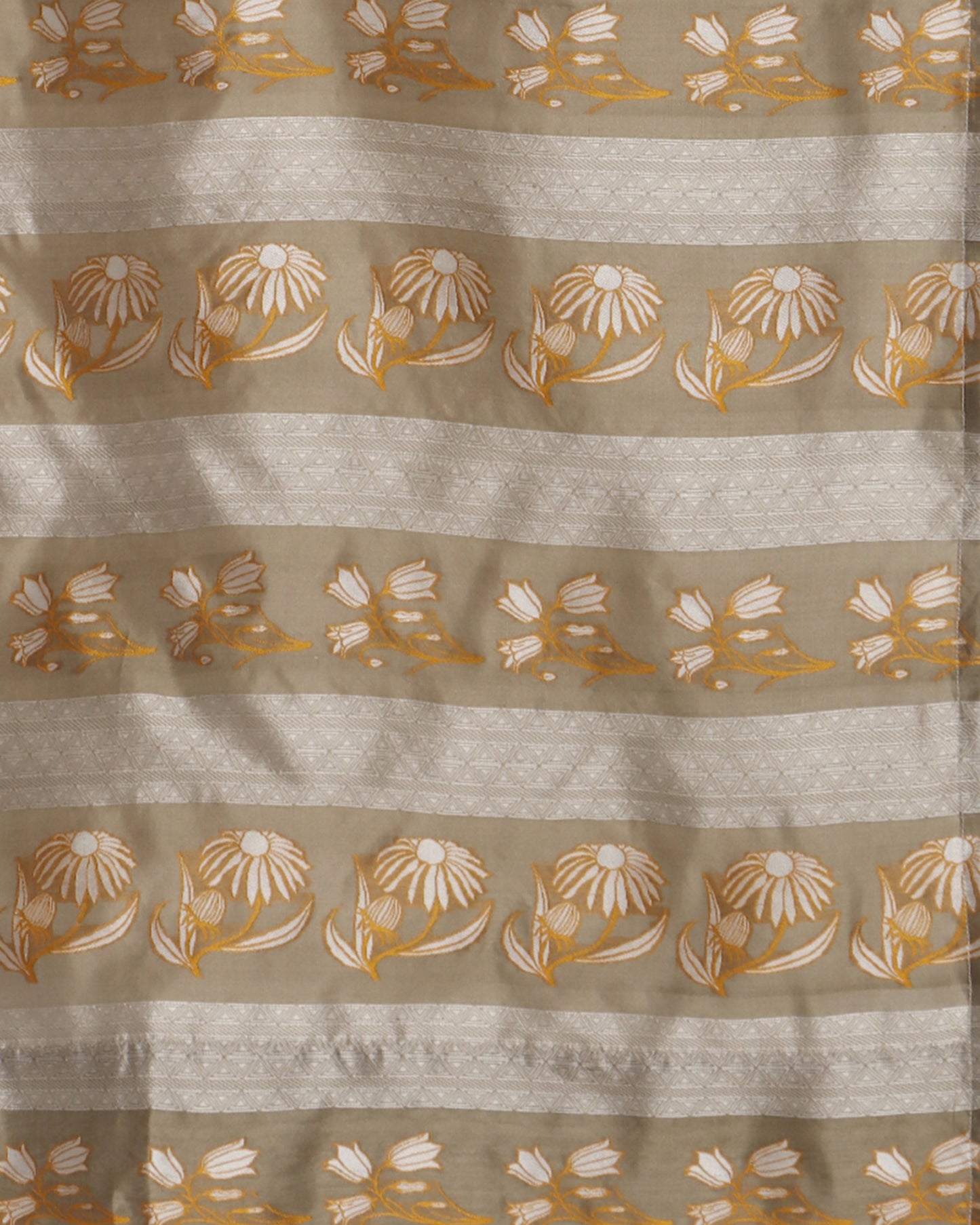 Sunflower Cutwork Silk Curtain