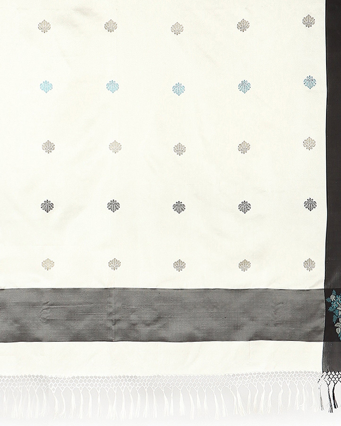 Vatika Tanchoi and Kadwa Silk Throw
