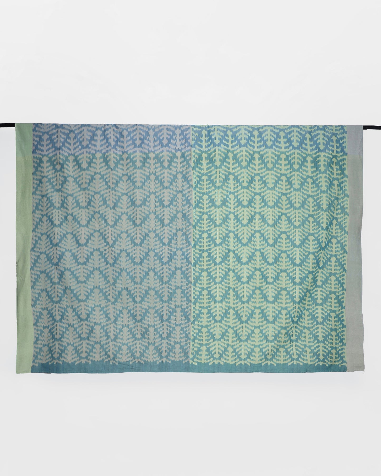Aami Warp Ikat Cotton Bed Cover