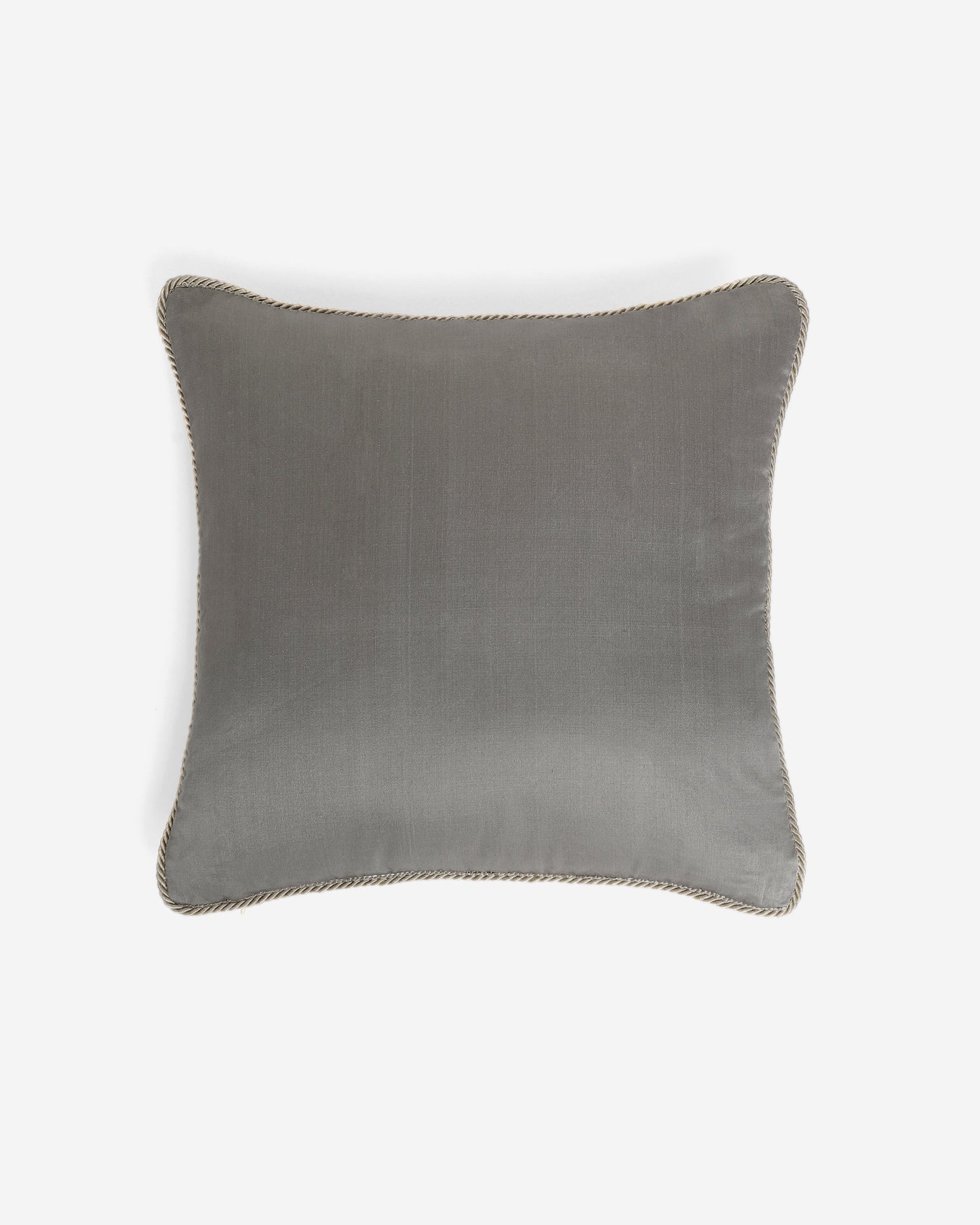 Solid Satin Silk Cotton Cushion Cover