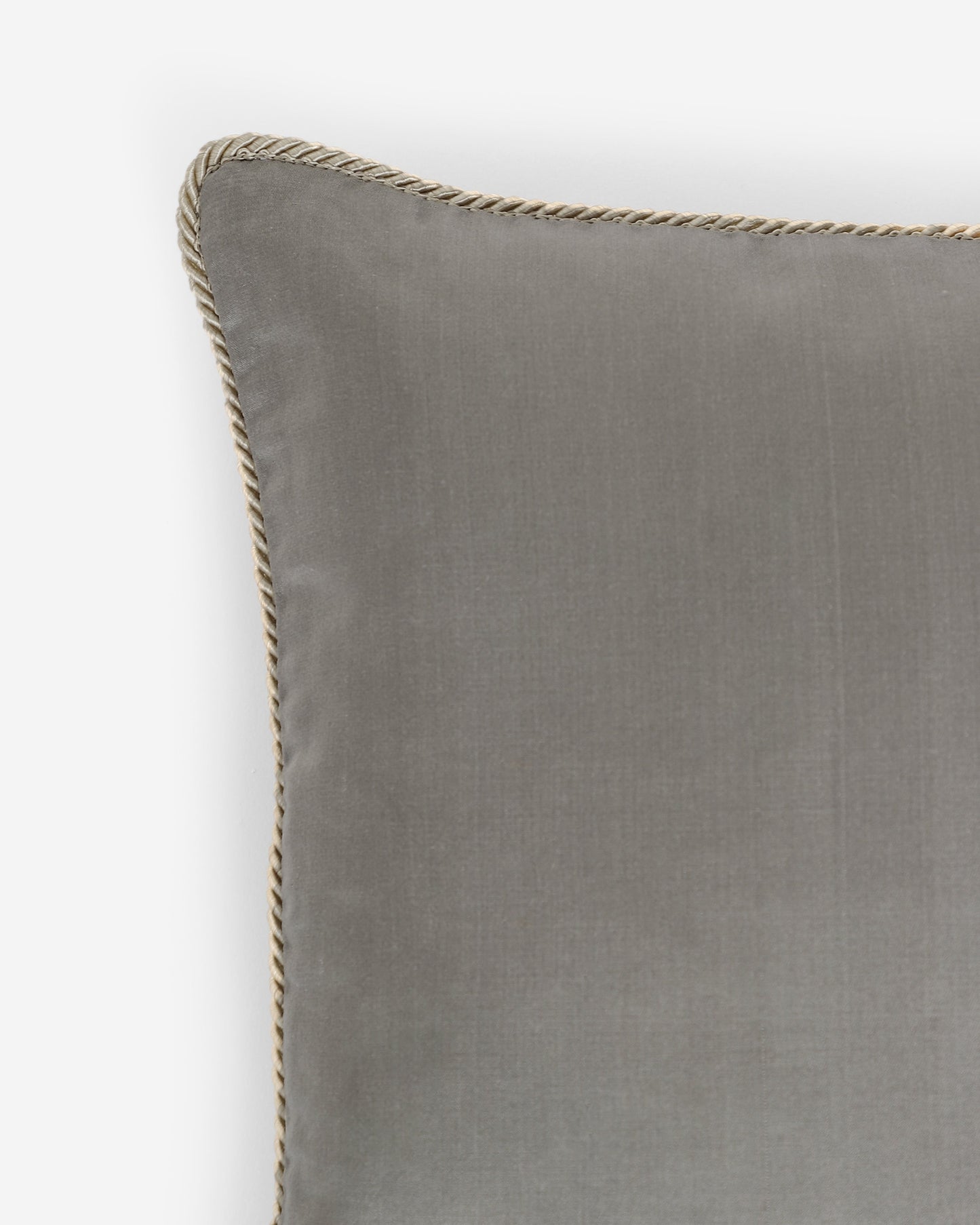 Solid Satin Silk Cotton Cushion Cover