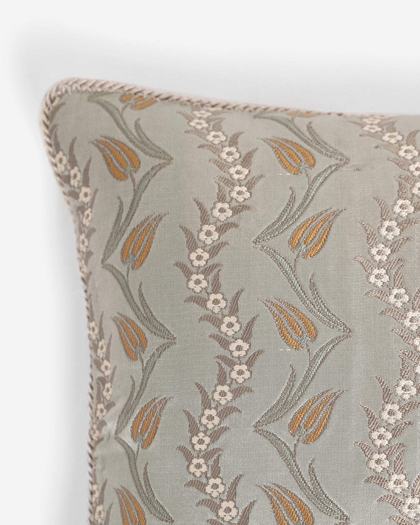 Ediz Satin Brocade Silk Cushion Cover