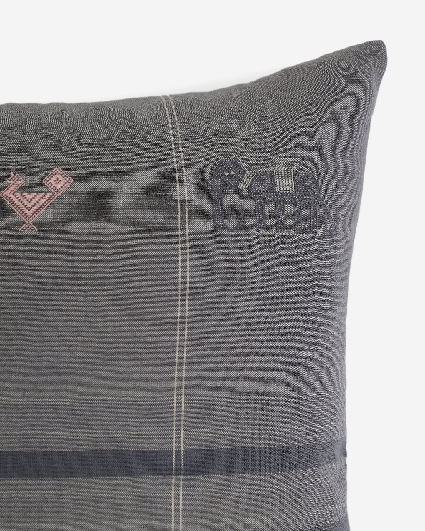 Appu Extra Weft Cotton Cushion Cover