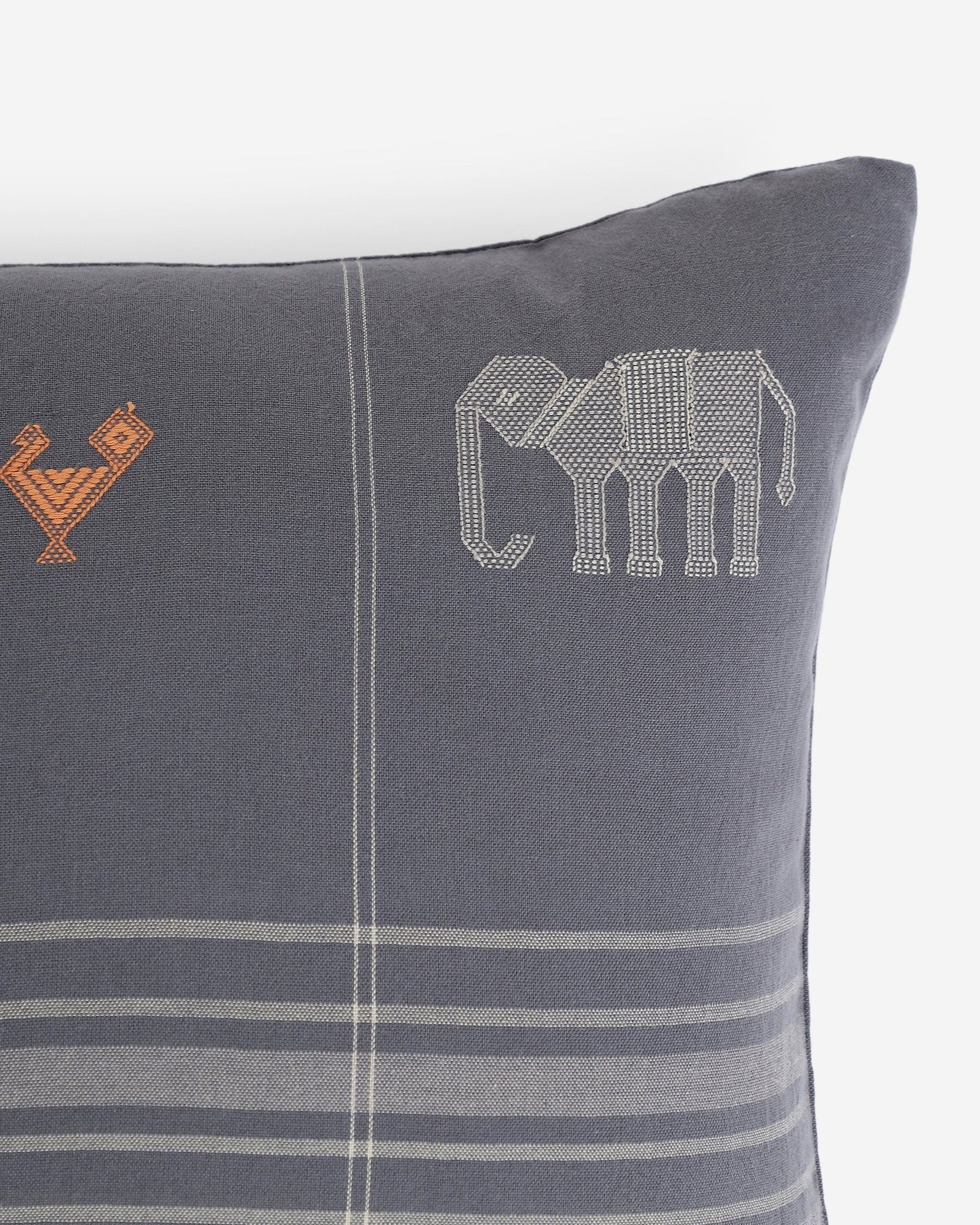 Appu Extra Weft Cotton Cushion Cover