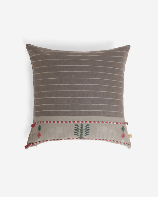 Vanamala Extra Weft Cotton Cushion Cover